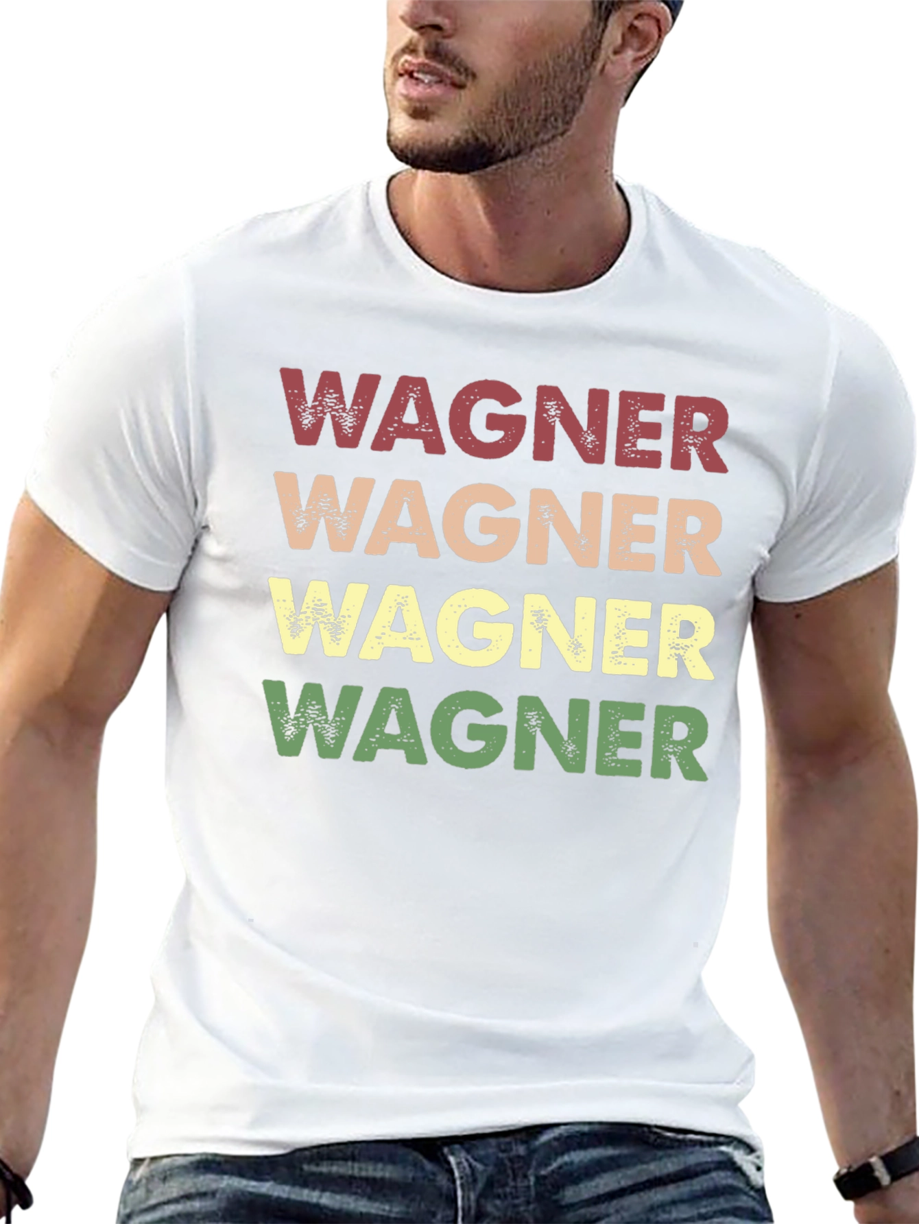 Black Wagner Retro T-Shirt view 13