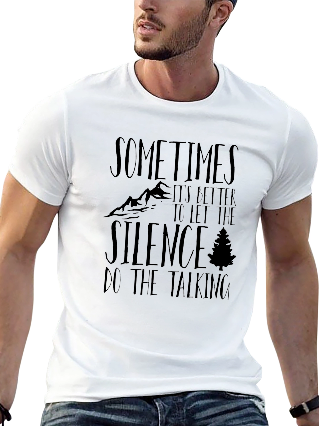Black Silence Talking T-Shirt view 13