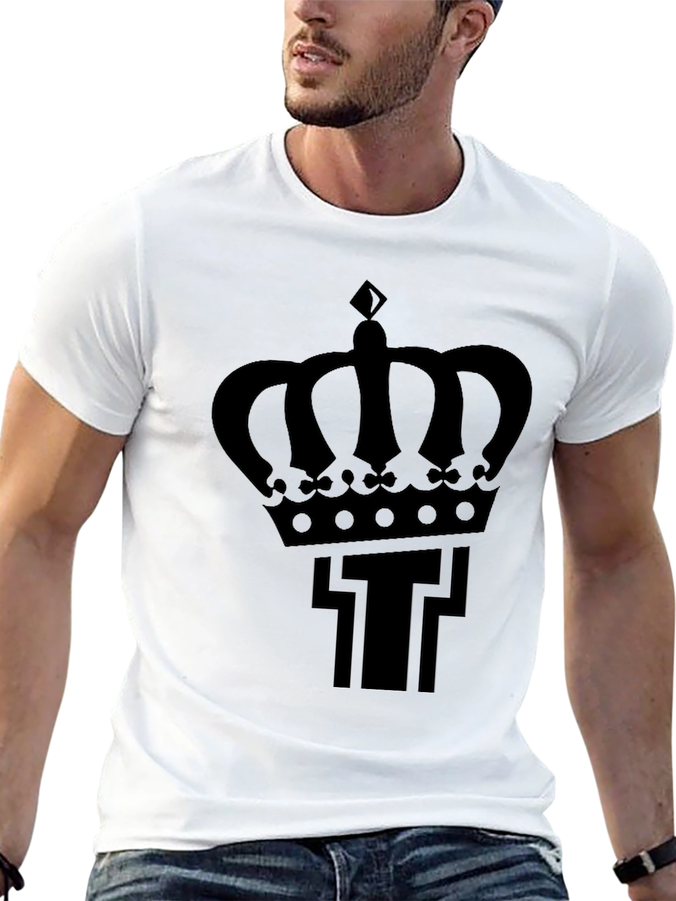 Black Crown T Black Graphic Tee view 13