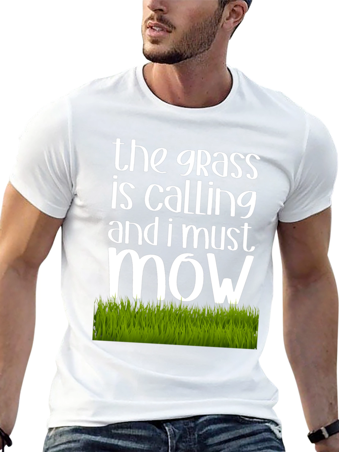 Black The Grass is Calling T-Shirt view 13