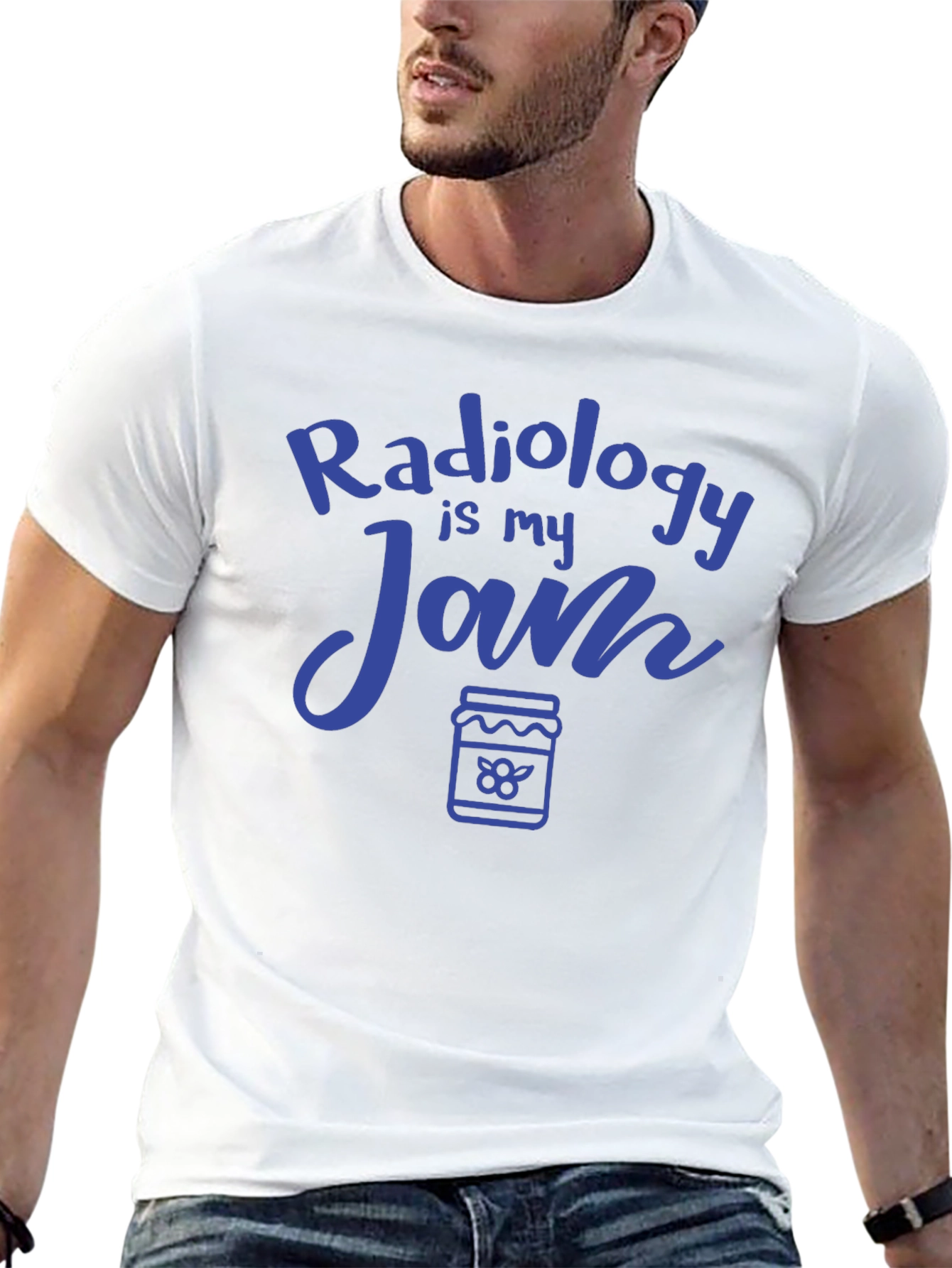 Black Radiology Is My Jam Funny Radiologist T-Shirt view 13