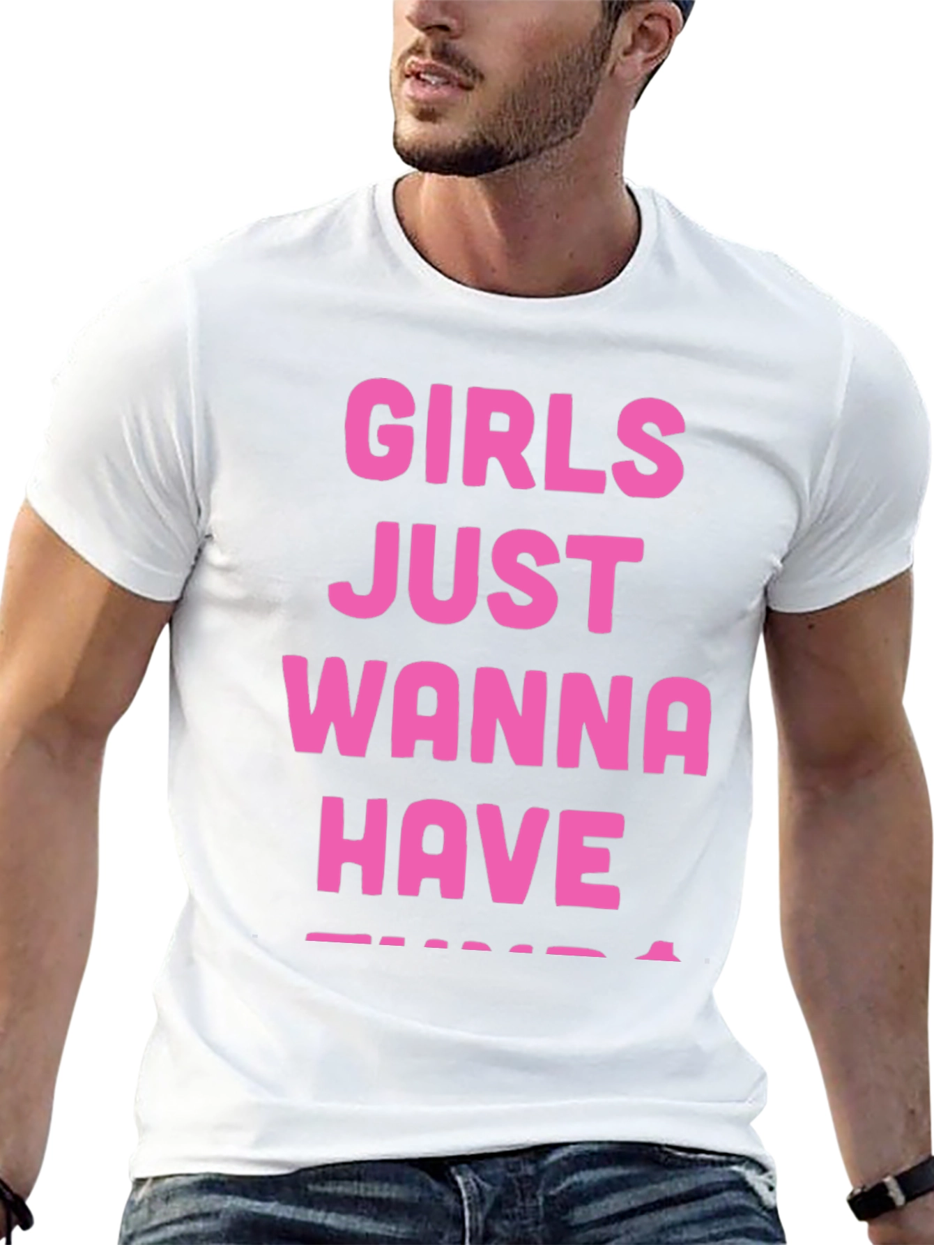 Black Girls Just Wanna Have Fun T-Shirt - Black view 13