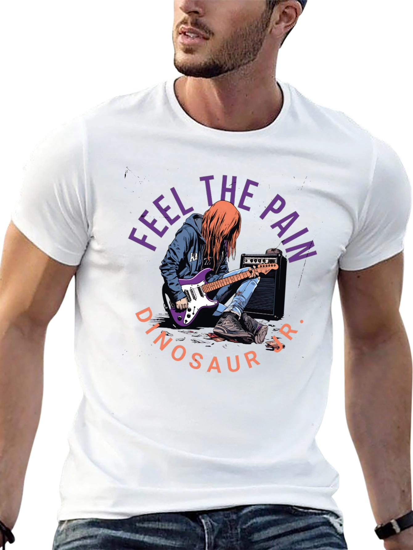 Dinosaur Jr. "Feel The Pain" Graphic T-Shirt - 13