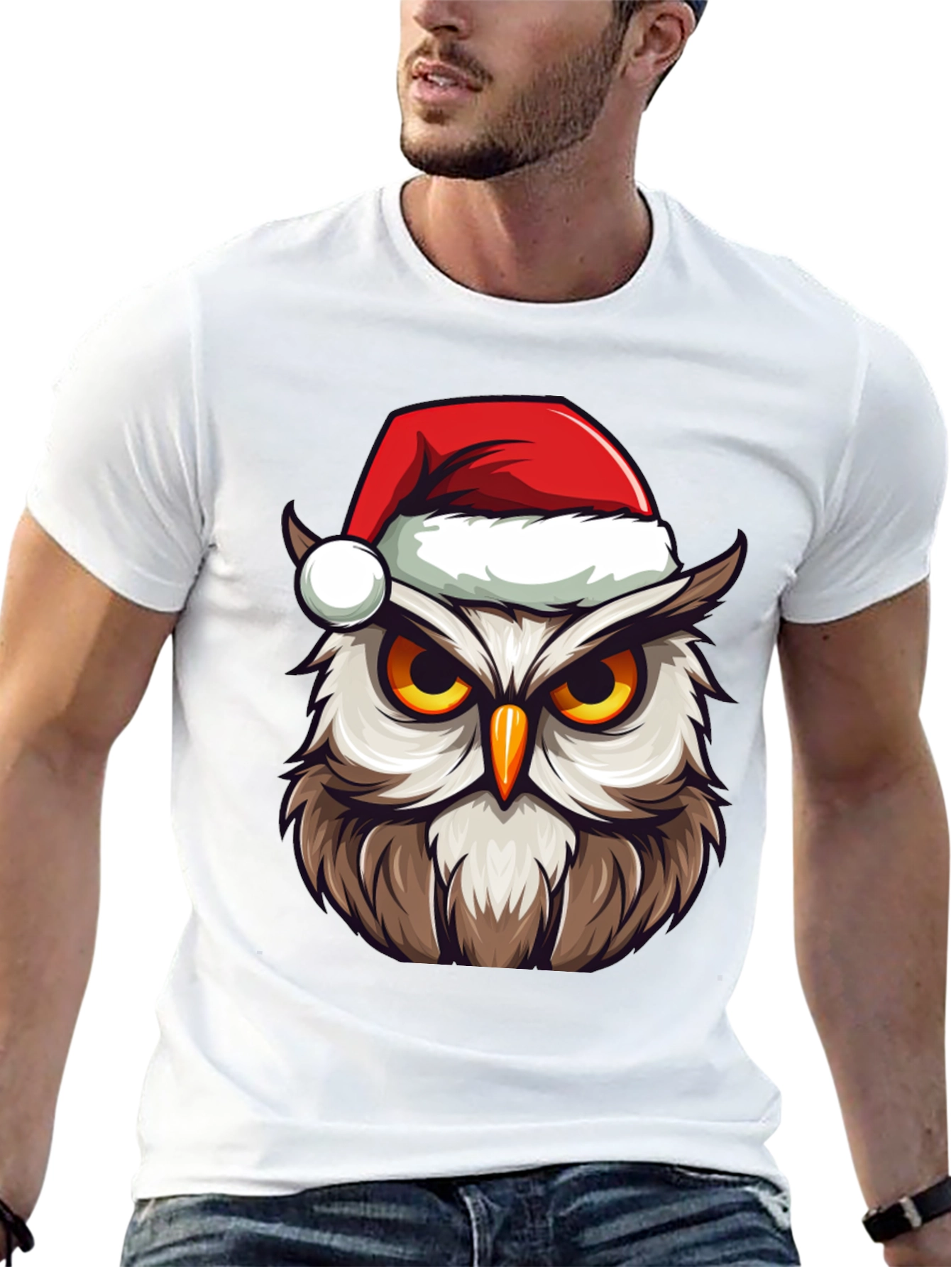 Festive Owl Graphic Tee - 13