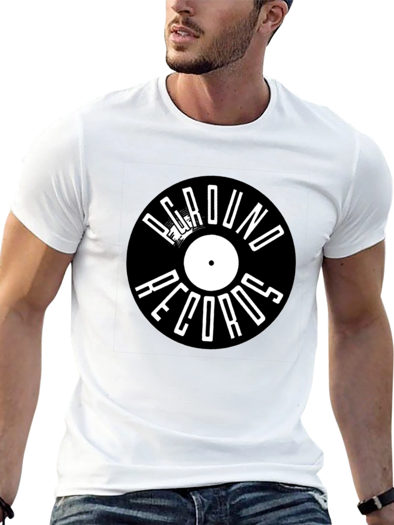 Black Underground Records Vinyl T-Shirt view 13