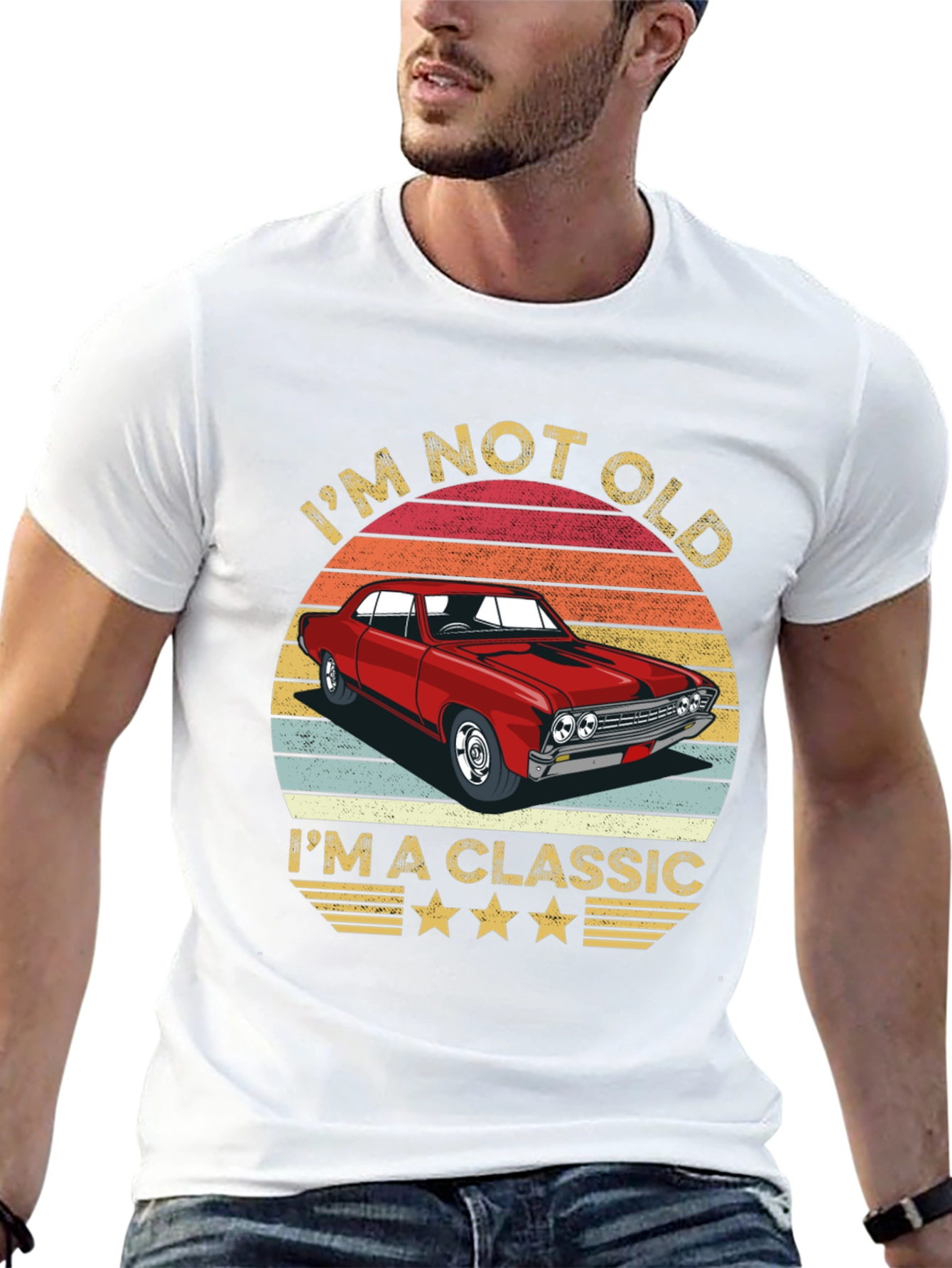 Black I'm Not Old I'm A Classic T-Shirt view 13