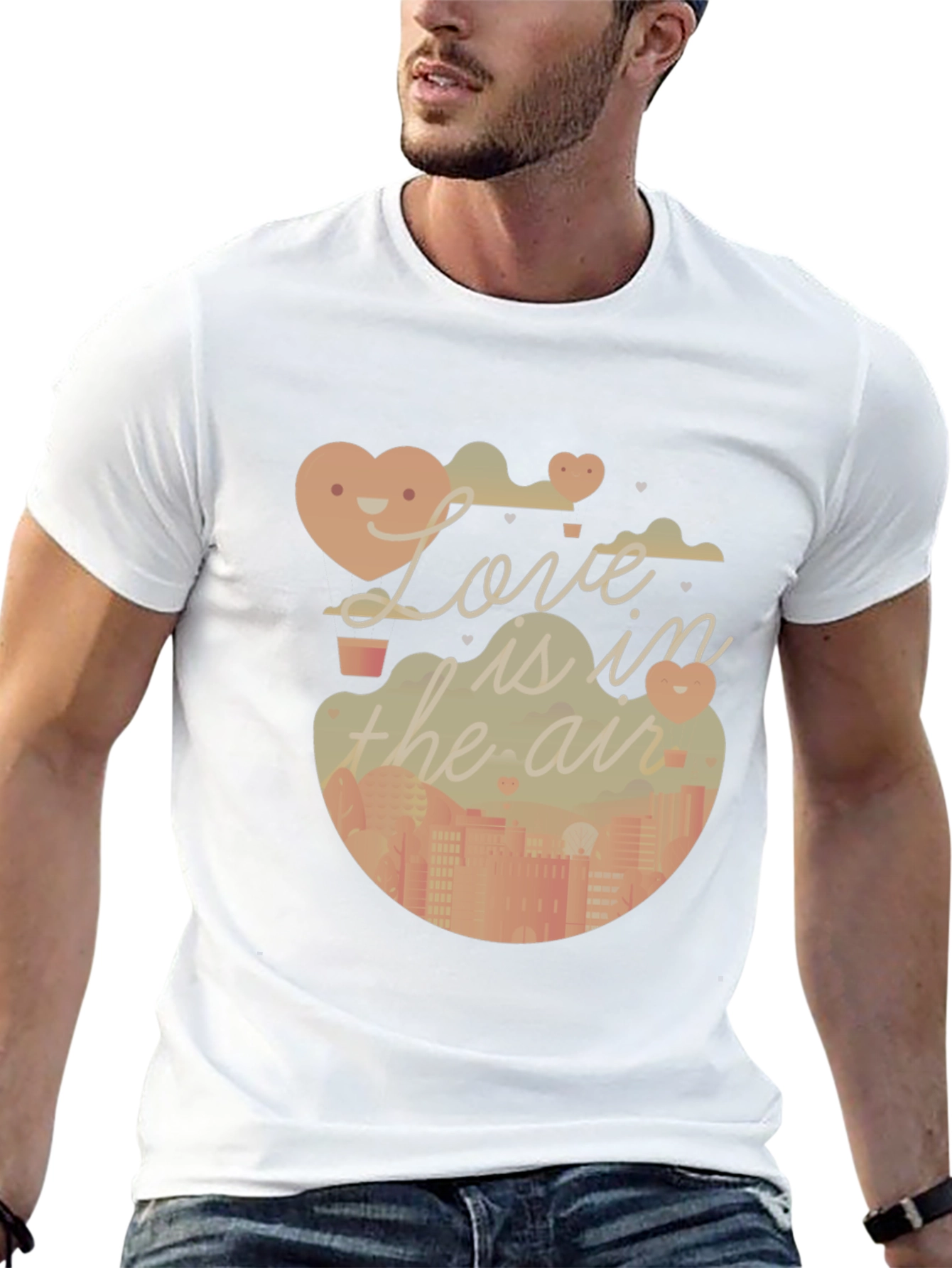 Black Love is in the Air Graphic Tee - Soft Cotton Blend view 13