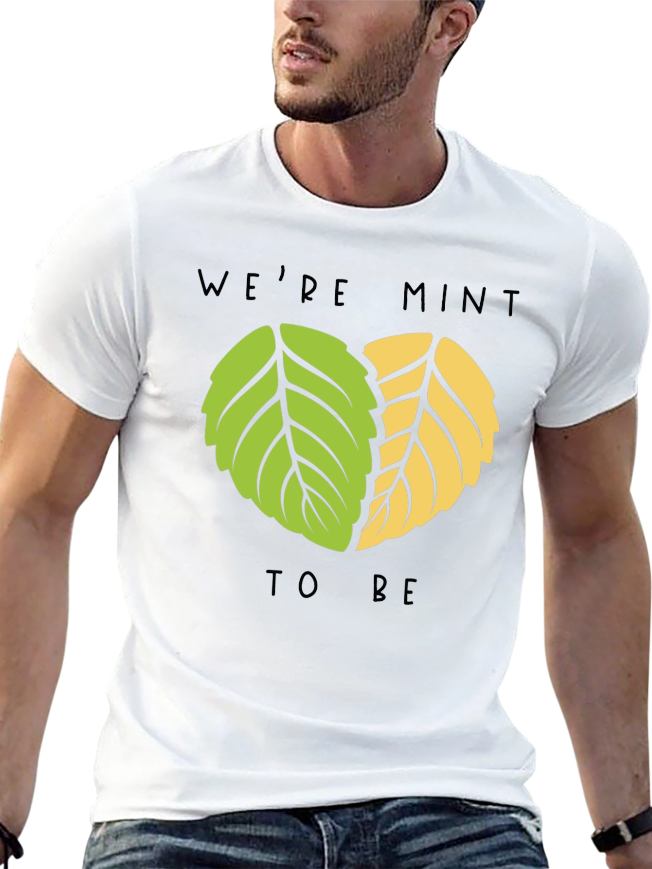 Black We're Mint to Be T-Shirt view 13
