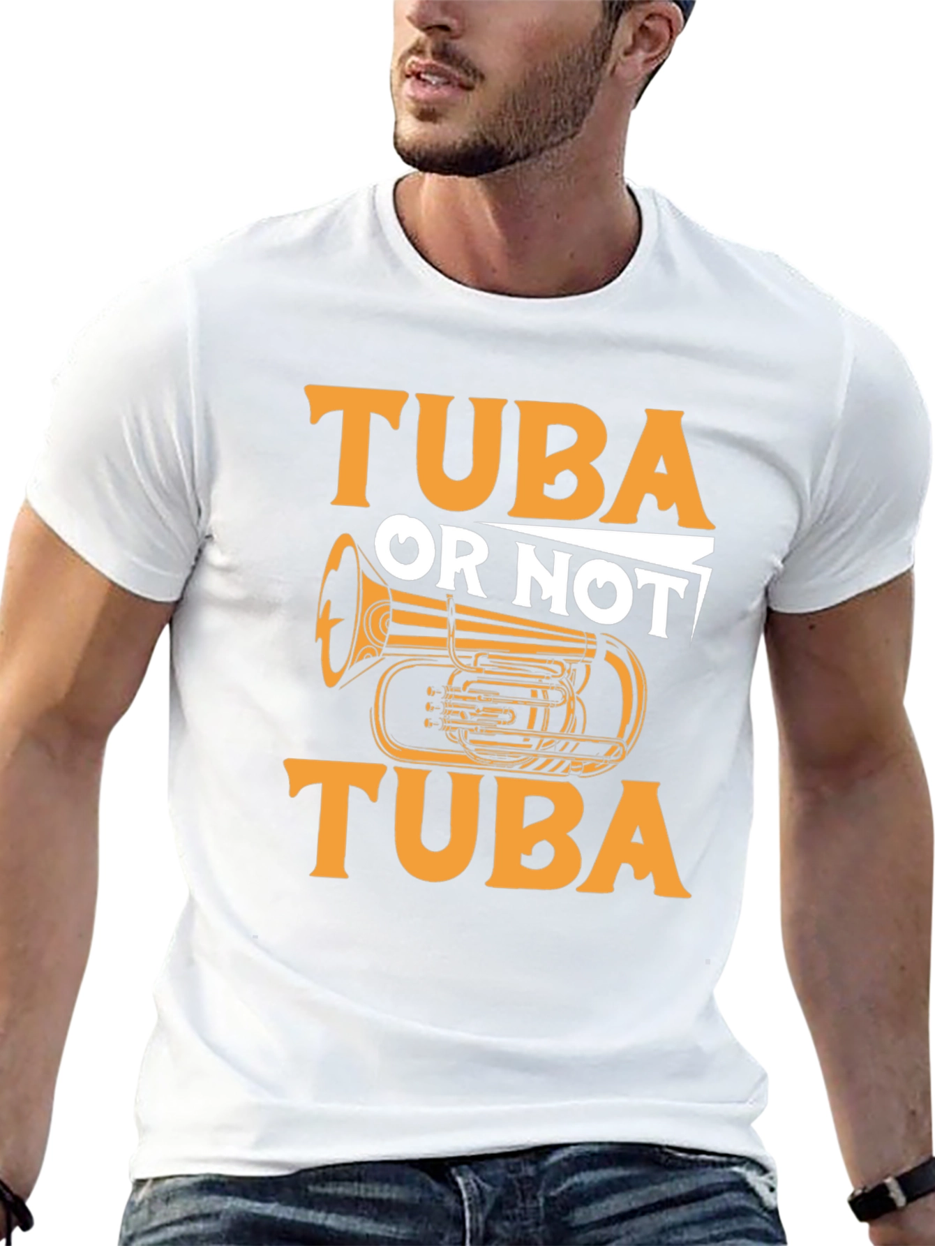 Black Tuba Or Not Tuba Funny Musician Black T-Shirt view 13
