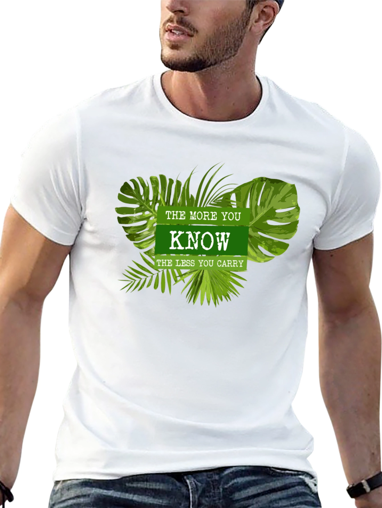 Black The More You Know Graphic Tee view 13