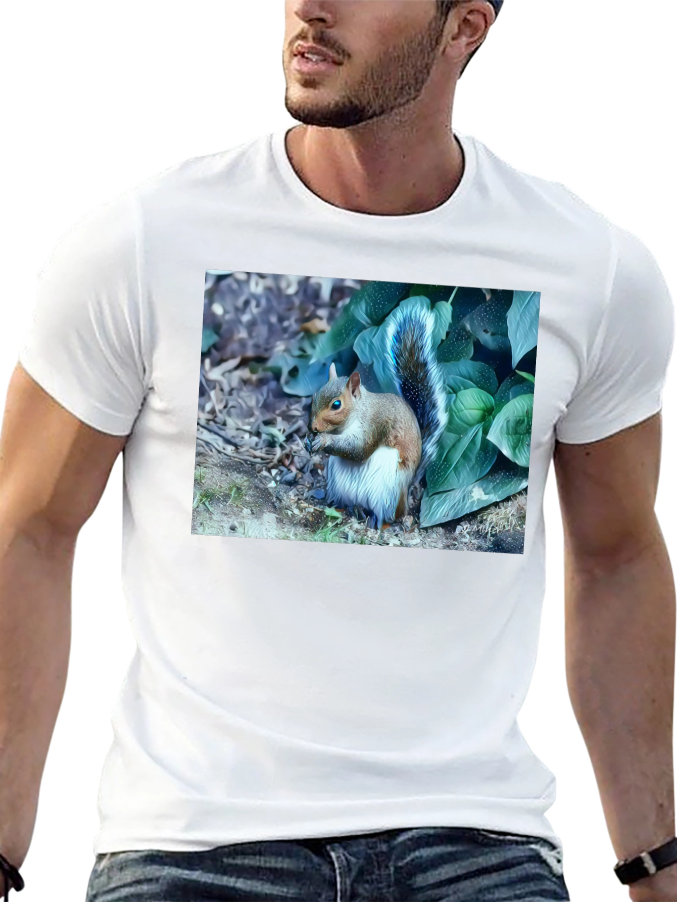 Black Squirrel T-Shirt: Nature Lover's Tee view 13