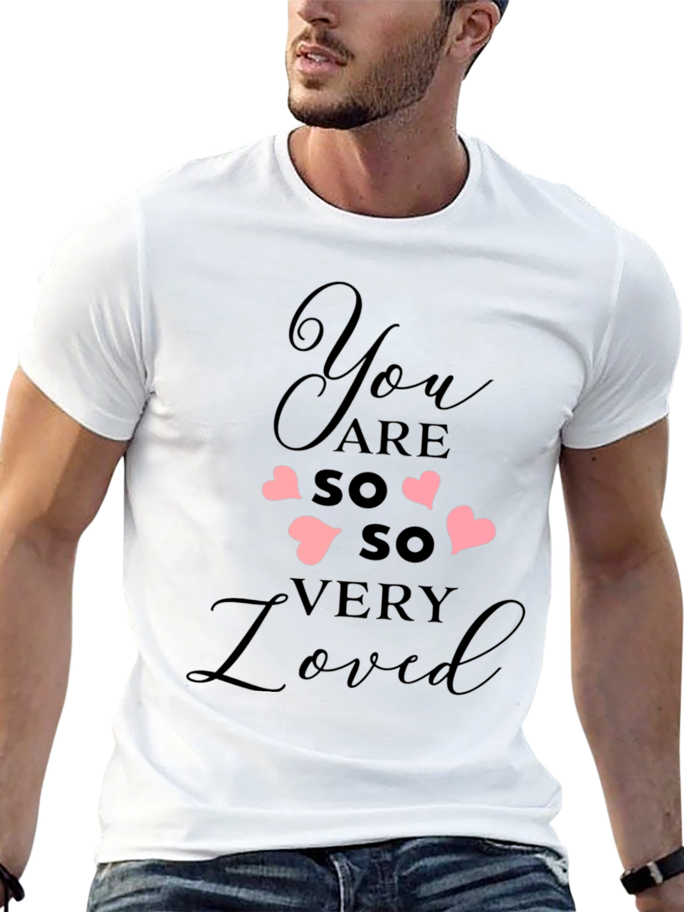 Black You Are So Very Loved Black Tee view 13