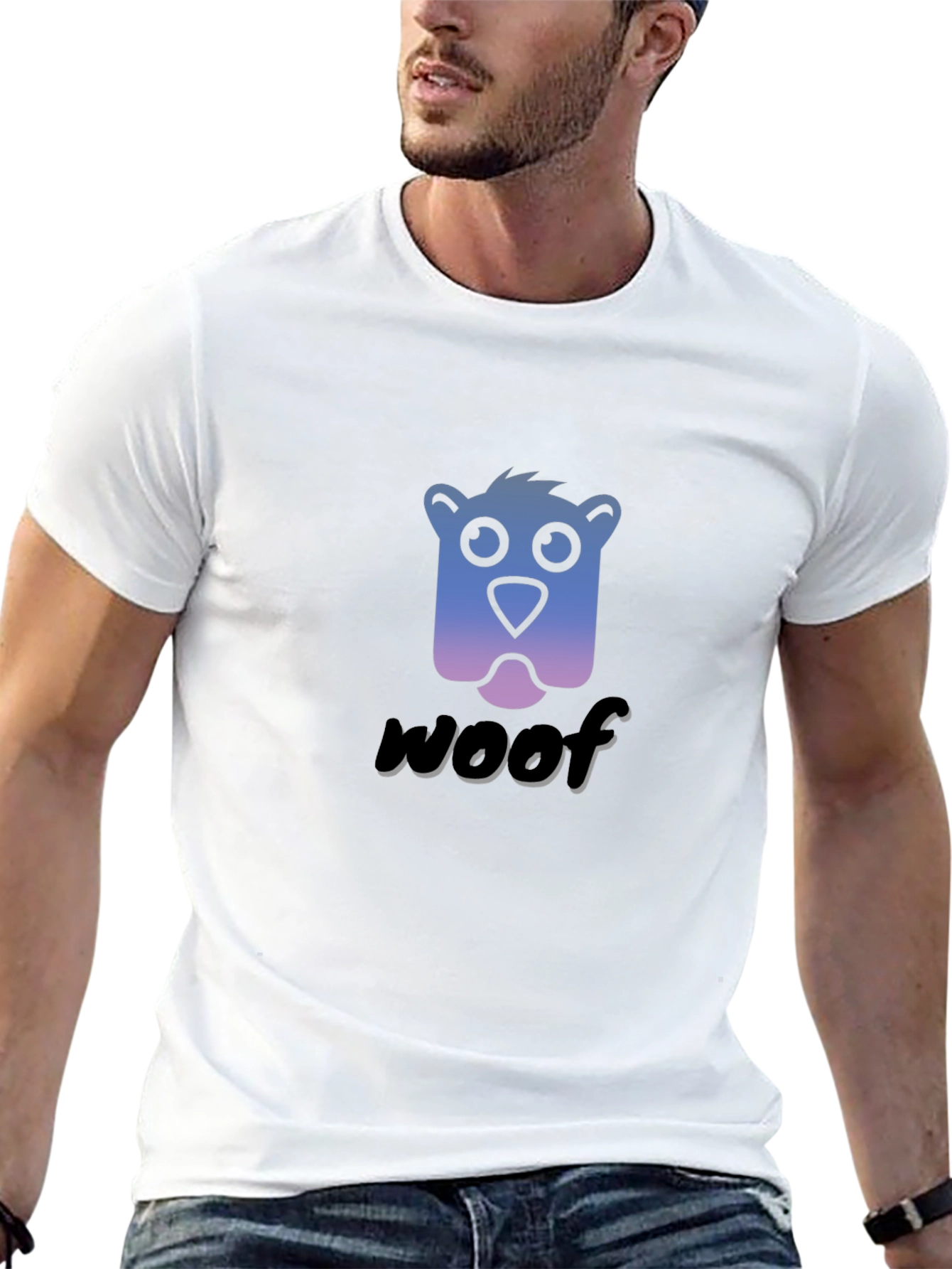 Black Woof T-Shirt view 13