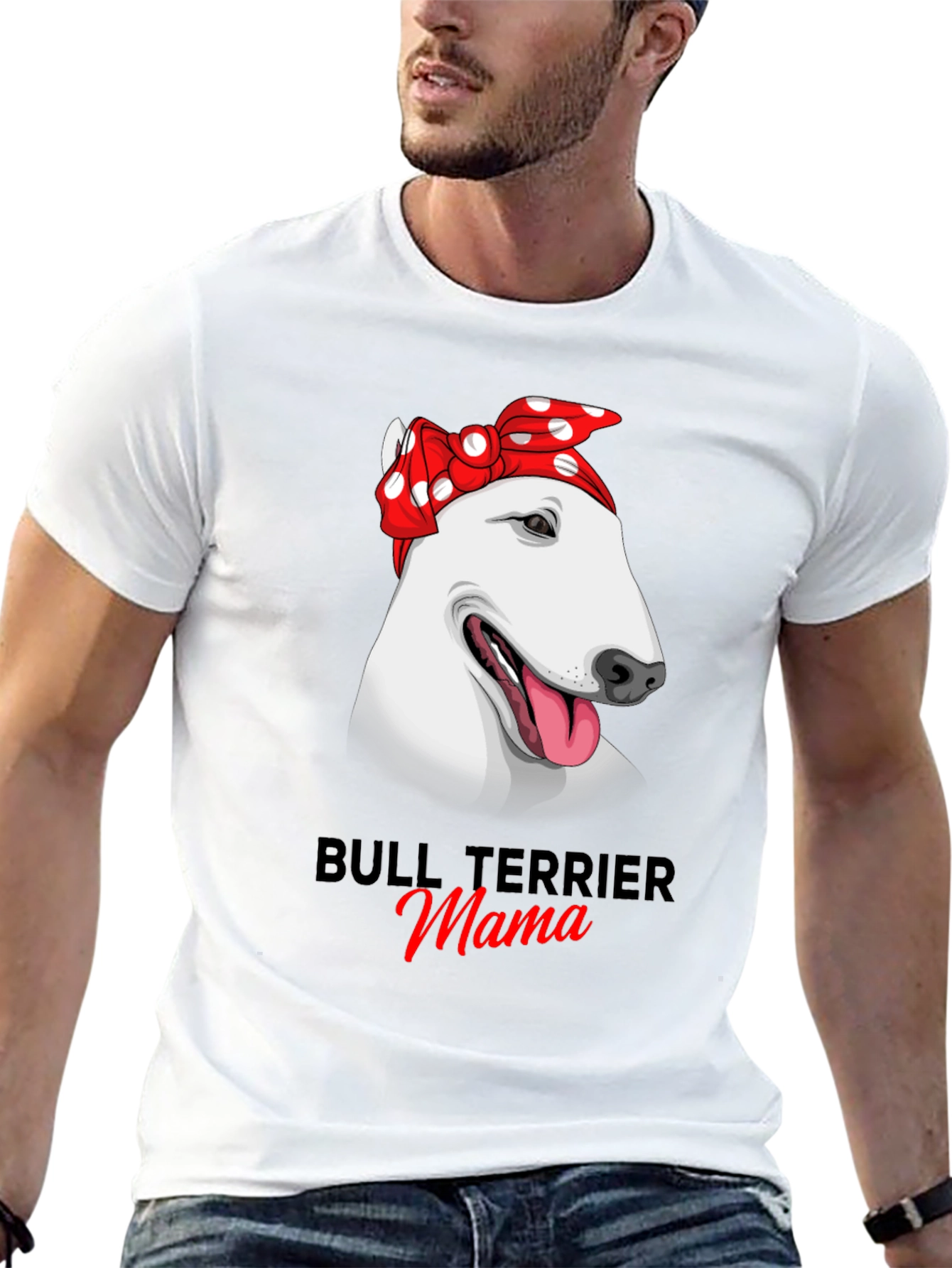 Bull Terrier Mama Graphic Tee - 13