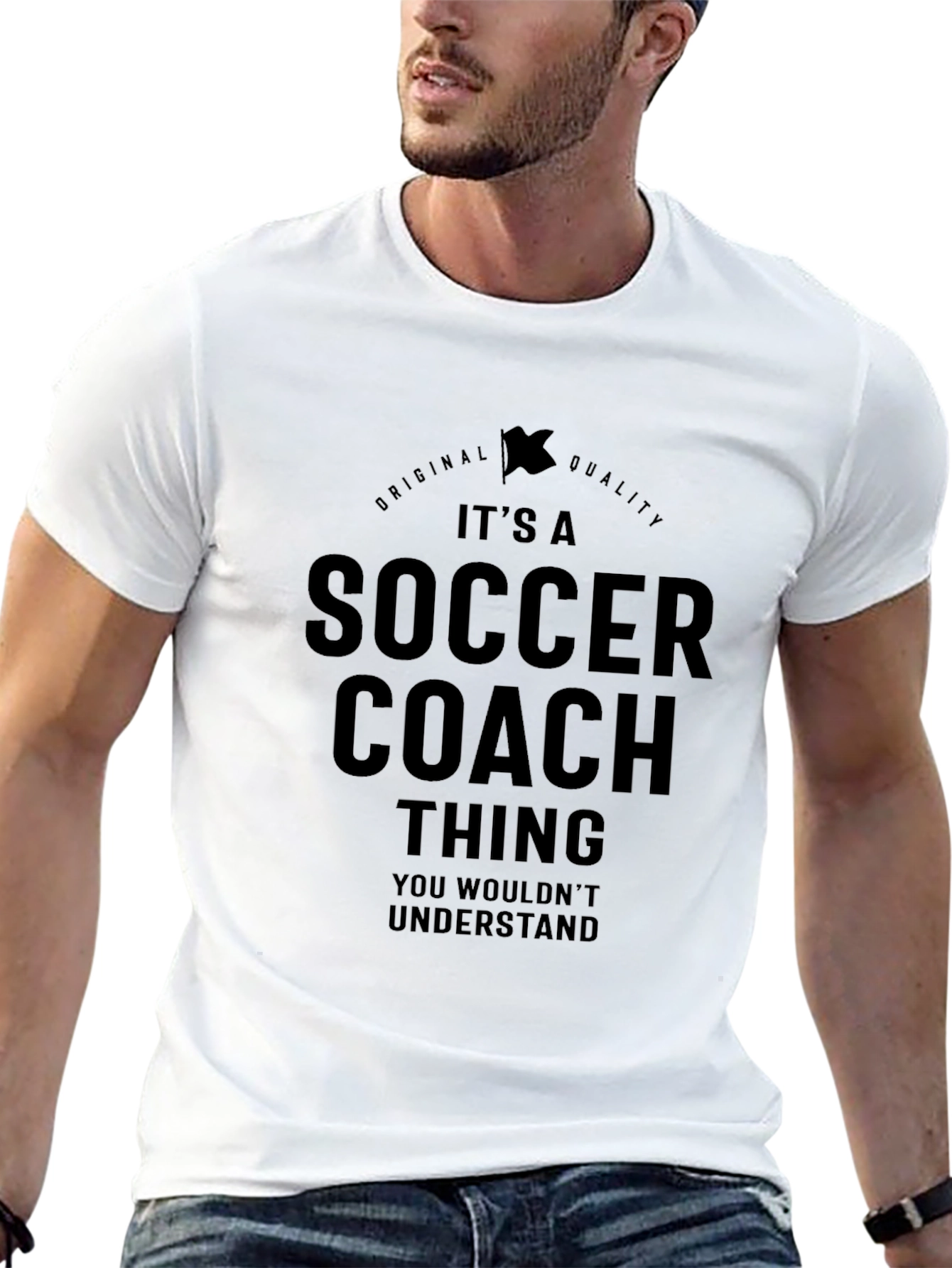Black It's a Soccer Coach Thing T-Shirt view 13
