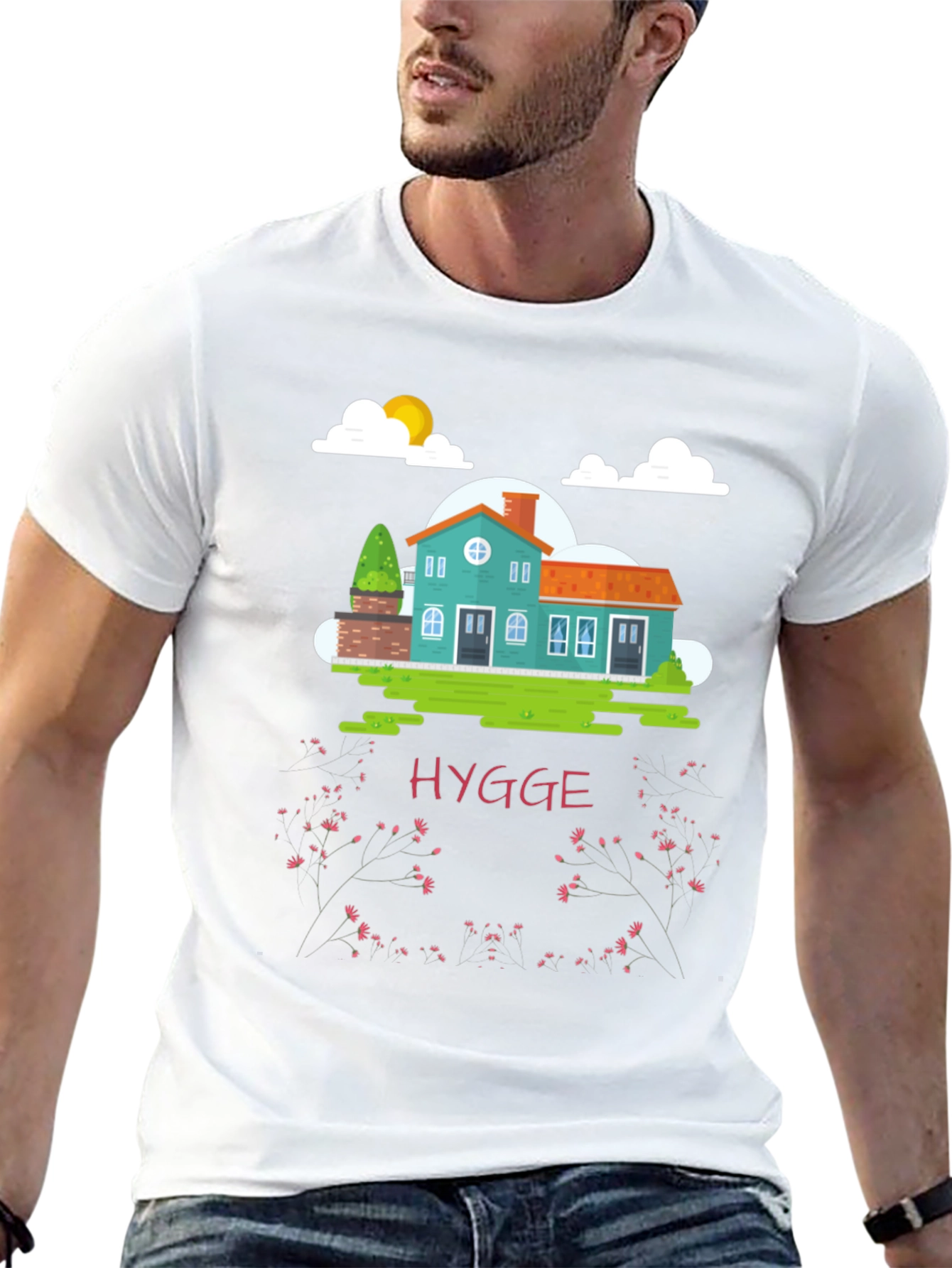 Black Hygge House Black T-Shirt - Cozy Comfort view 13