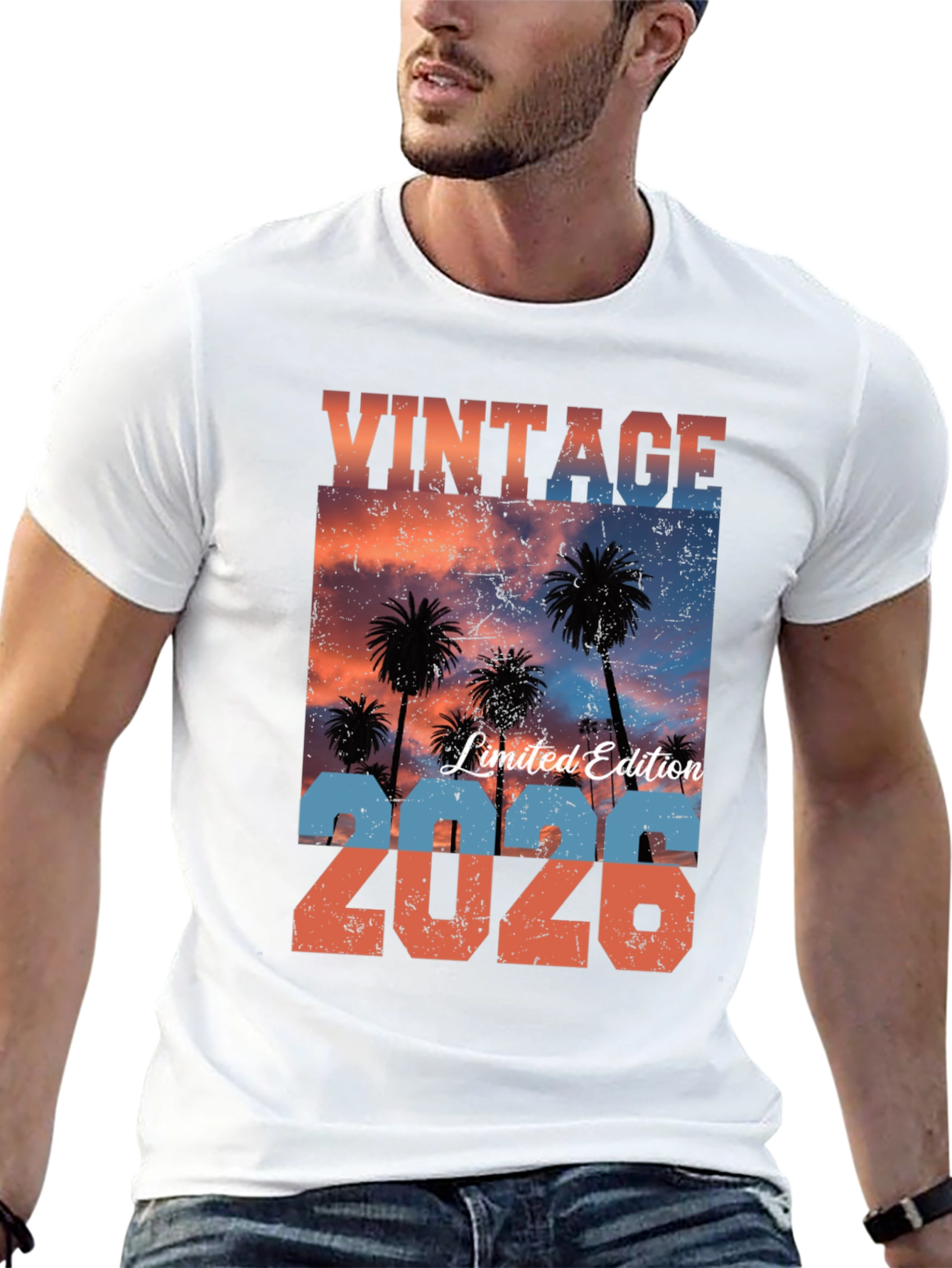 Black Vintage 2026 Limited Edition Graphic T-Shirt view 13