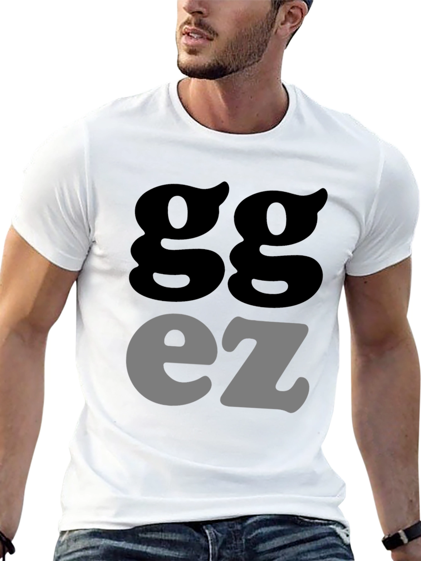 Black GG EZ Graphic Tee - Gamer T-Shirt view 13