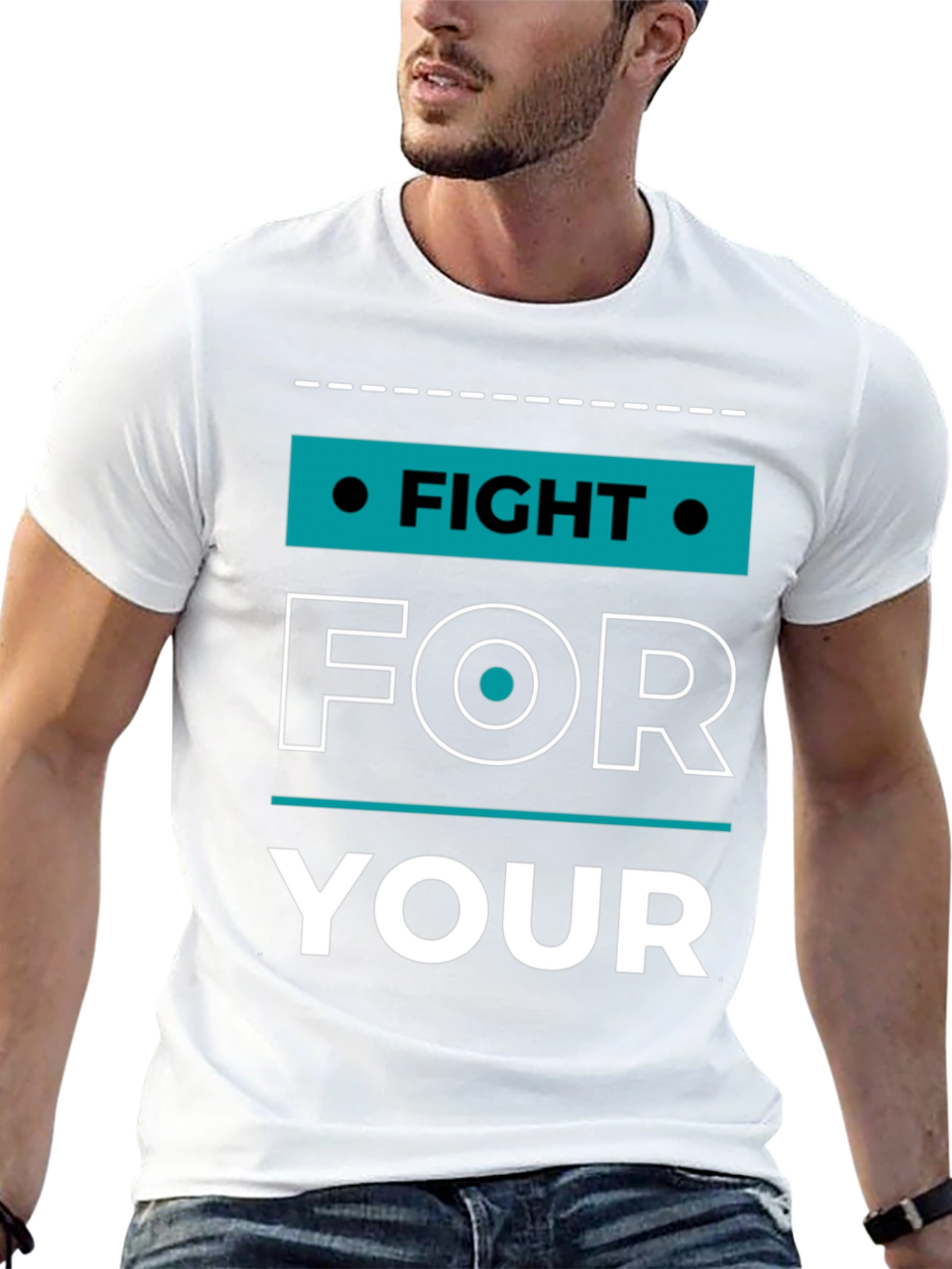 Black Fight For Your T-Shirt view 13