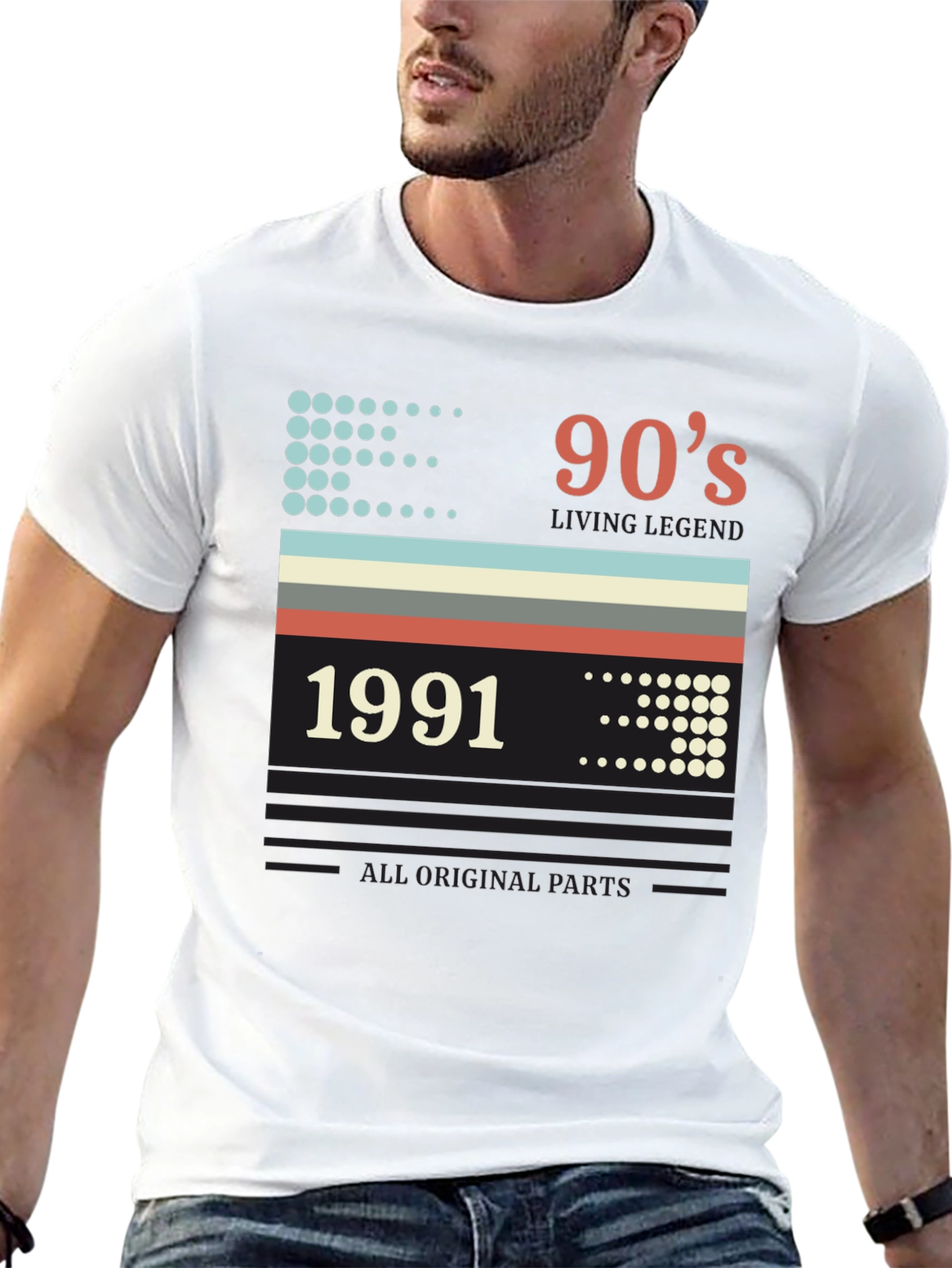 Black 90s Living Legend 1991 Graphic Tee view 13