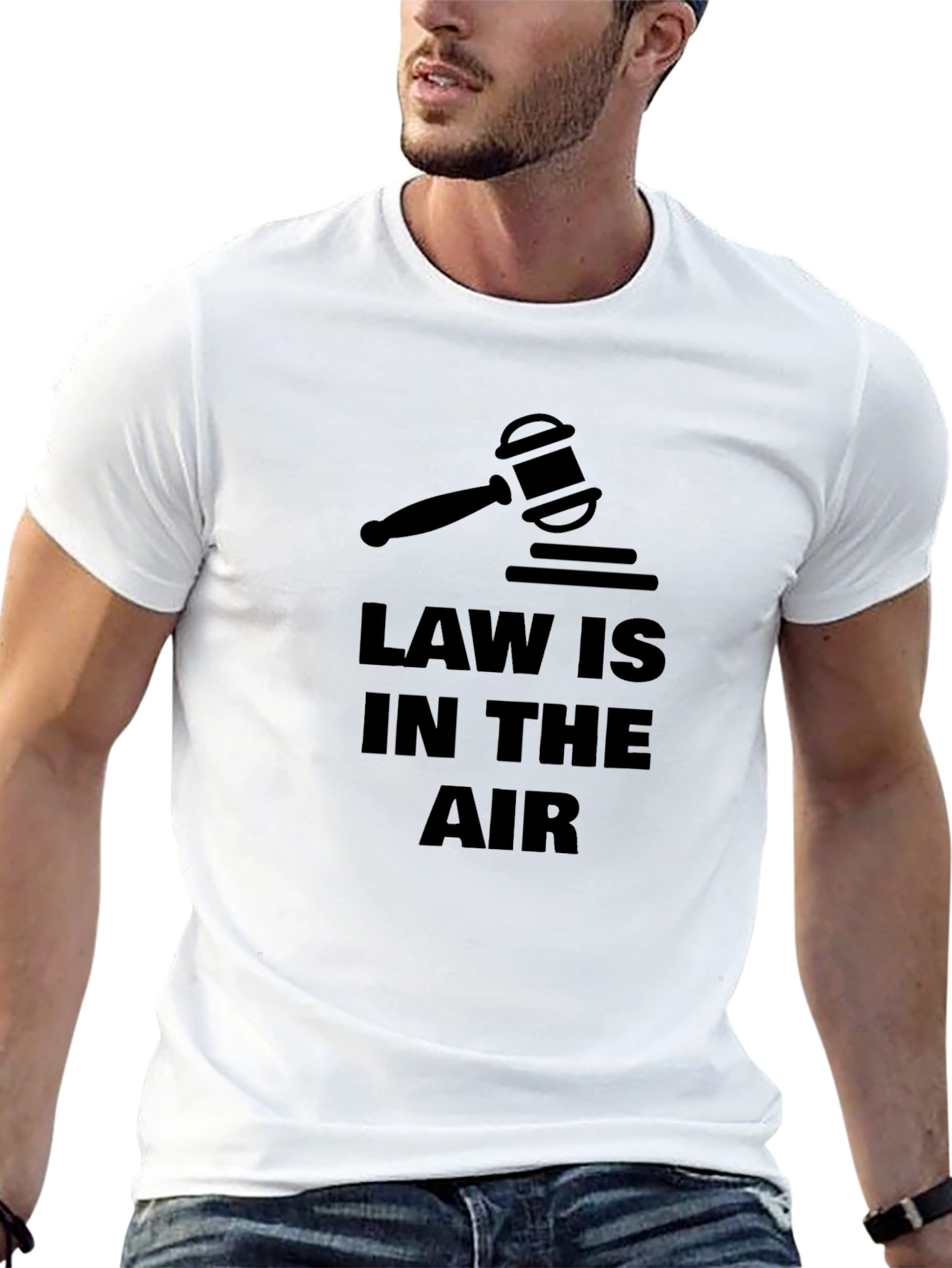 Law is in the Air Graphic T-Shirt - 13