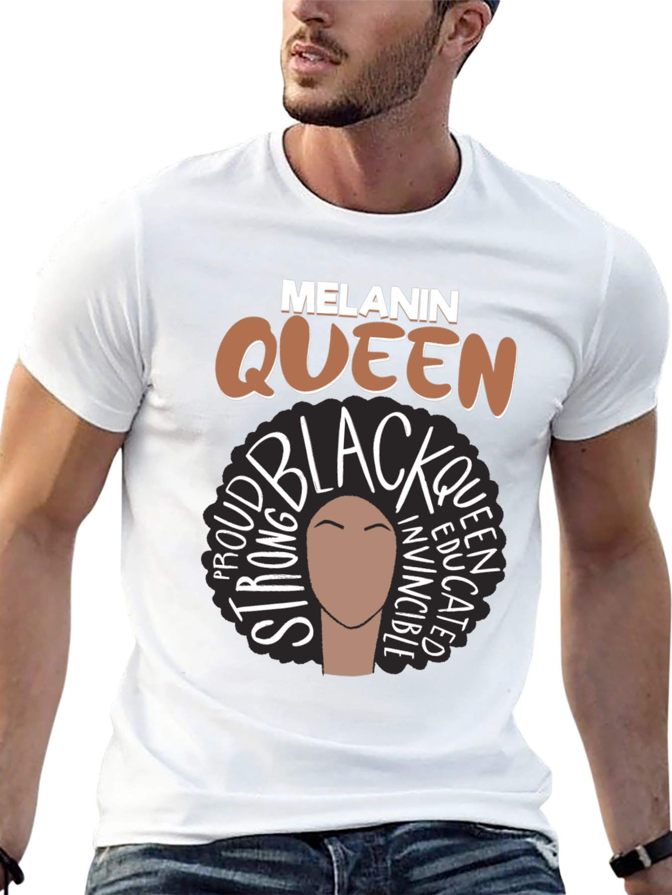Melanin Queen Black Pride T-Shirt - Empowering Women's Tee - 13