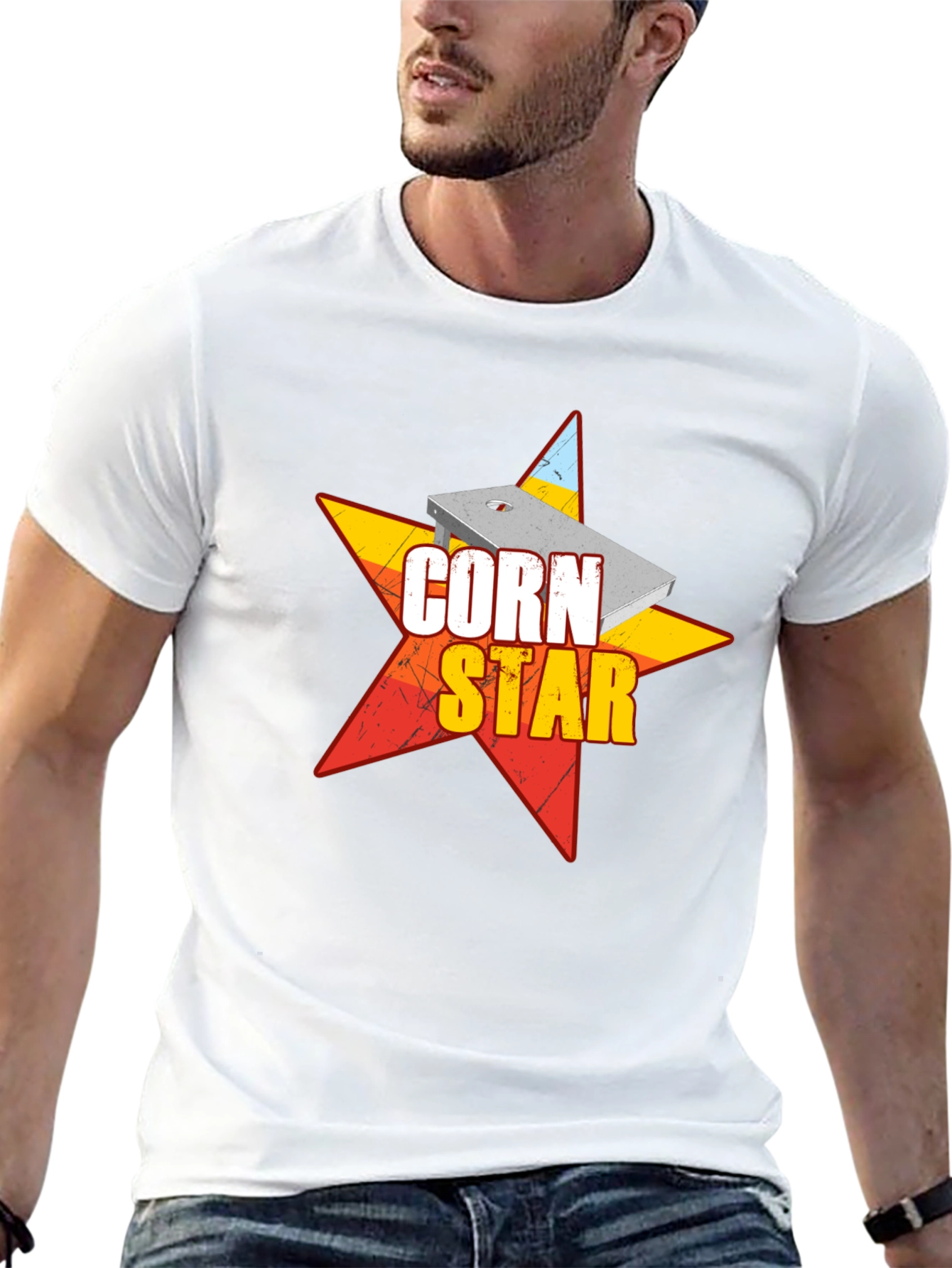 Black Corn Star Graphic T-Shirt view 13