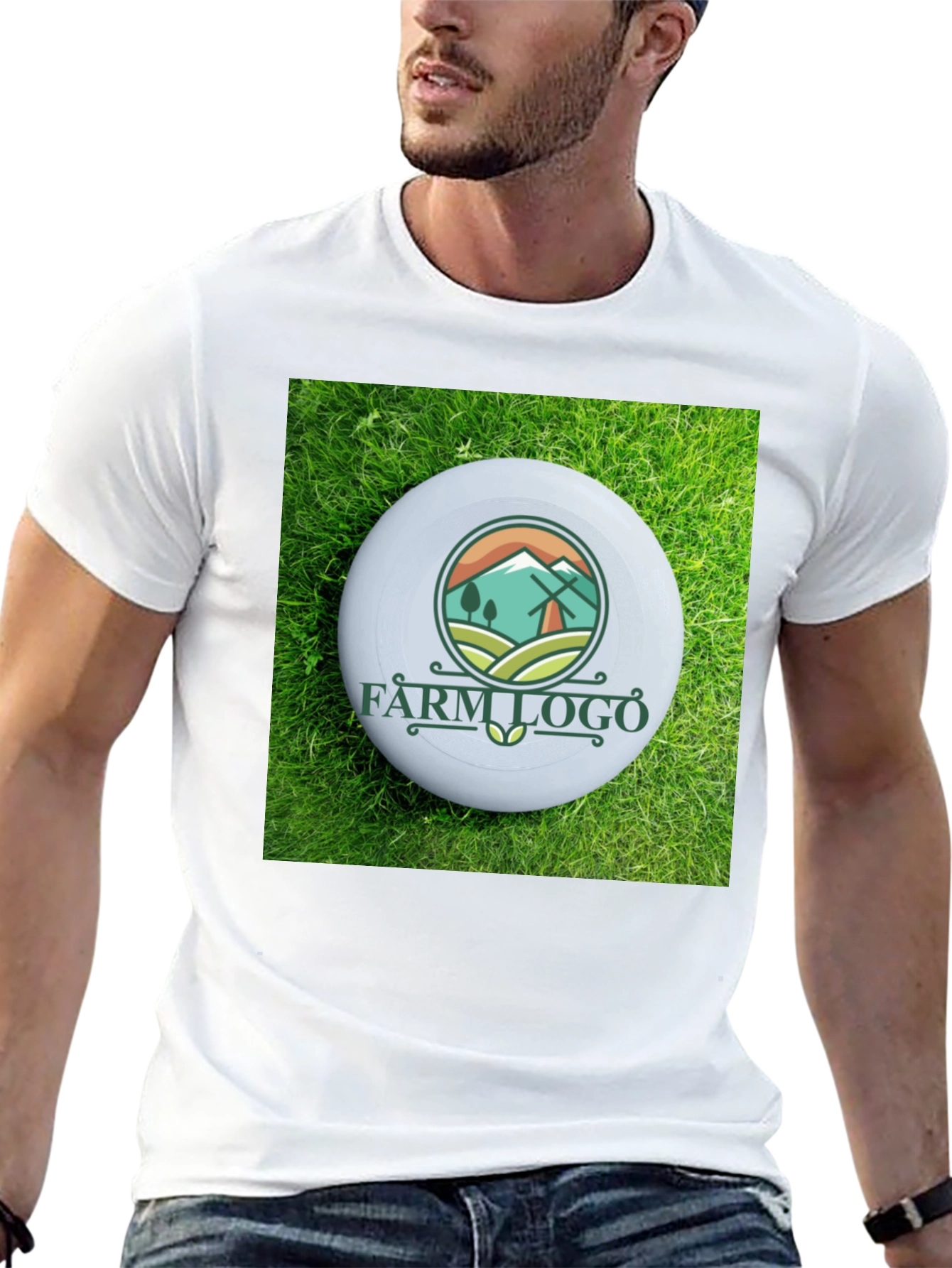 Black Farm Logo Graphic T-Shirt view 13