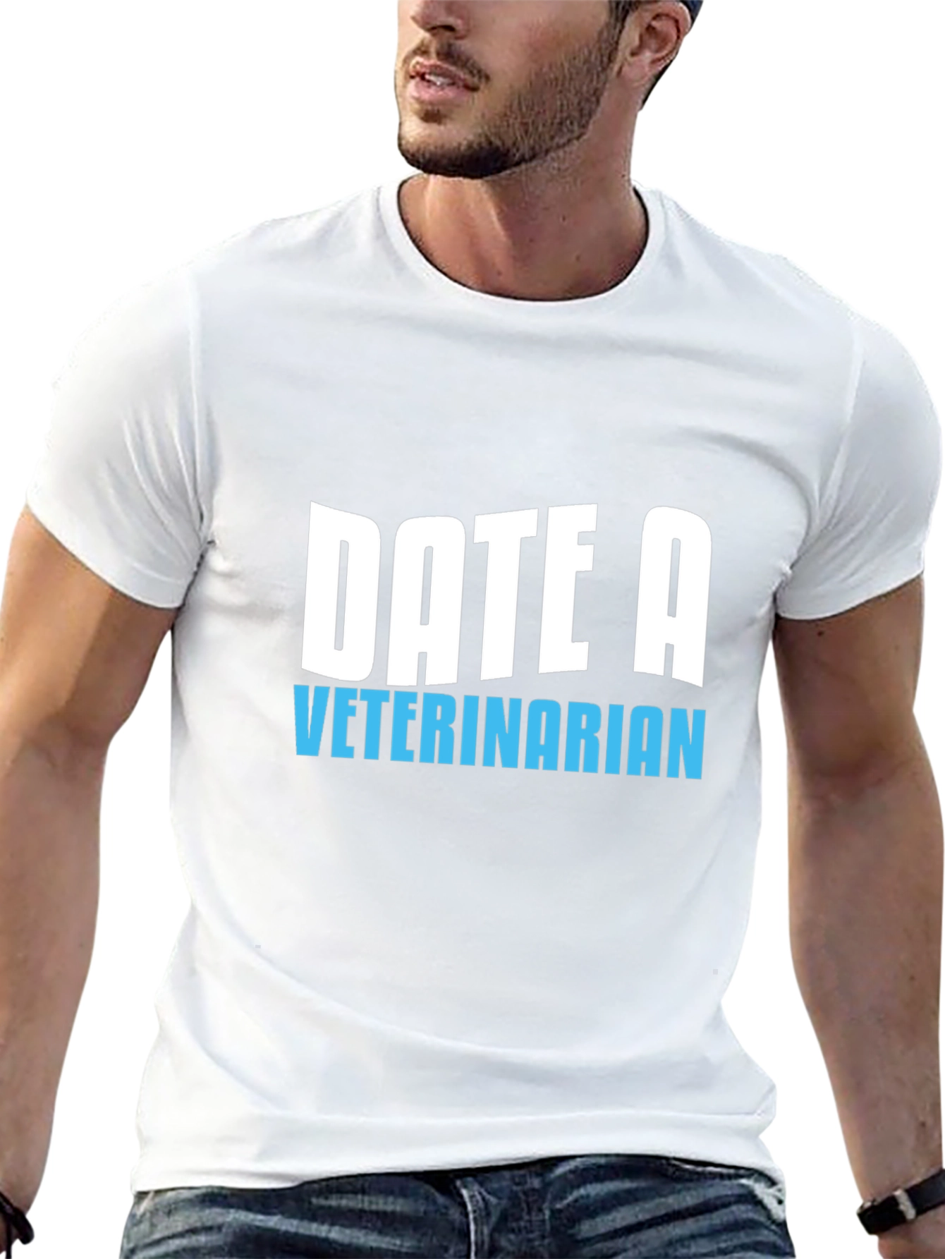 Black Date A Veterinarian Graphic Tee view 13