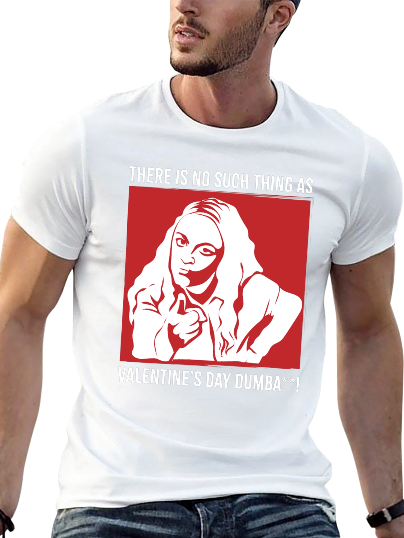 Black Mean Girls Valentine's Day T-Shirt view 13
