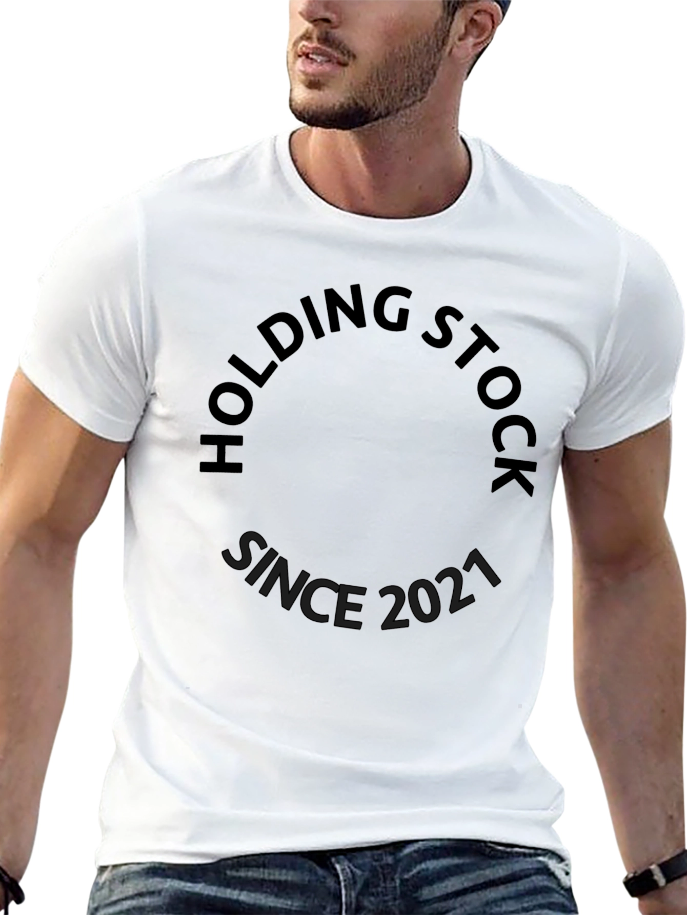 Black Holding Stock Since 2021 Black T-Shirt view 13