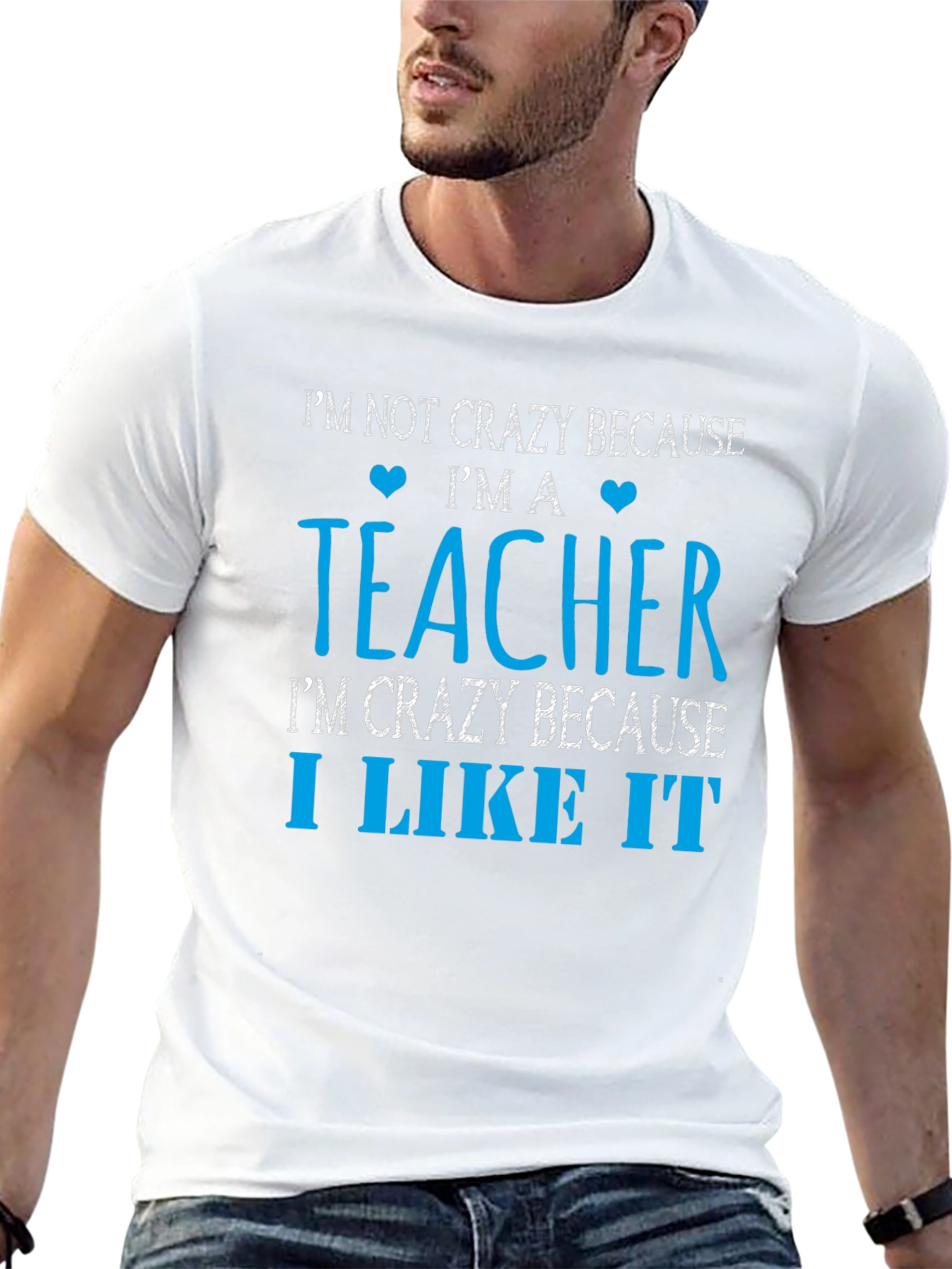 Black Funny Teacher Crazy Like It T-Shirt view 13