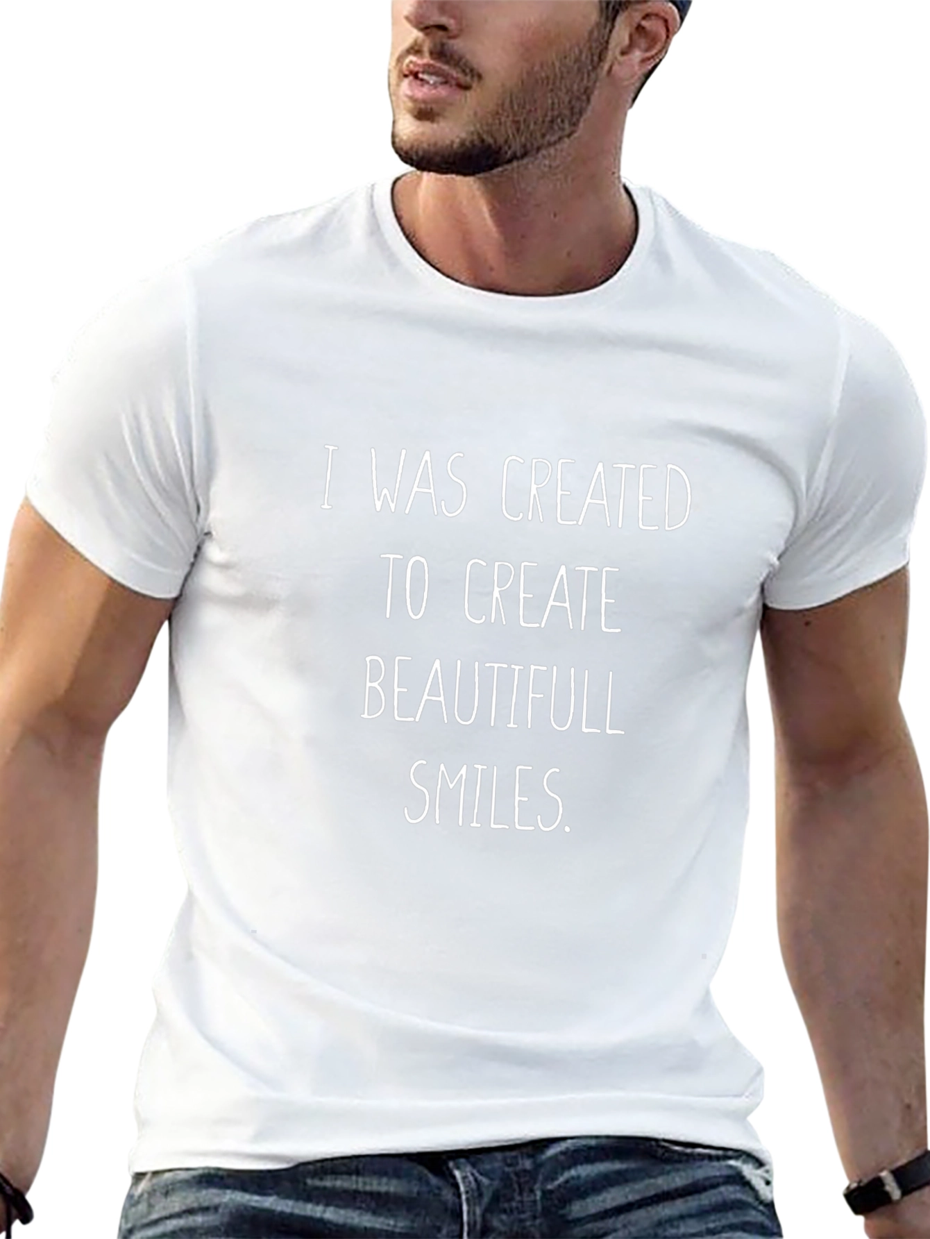 Black Create Beautiful Smiles Graphic Tee Shirt view 13