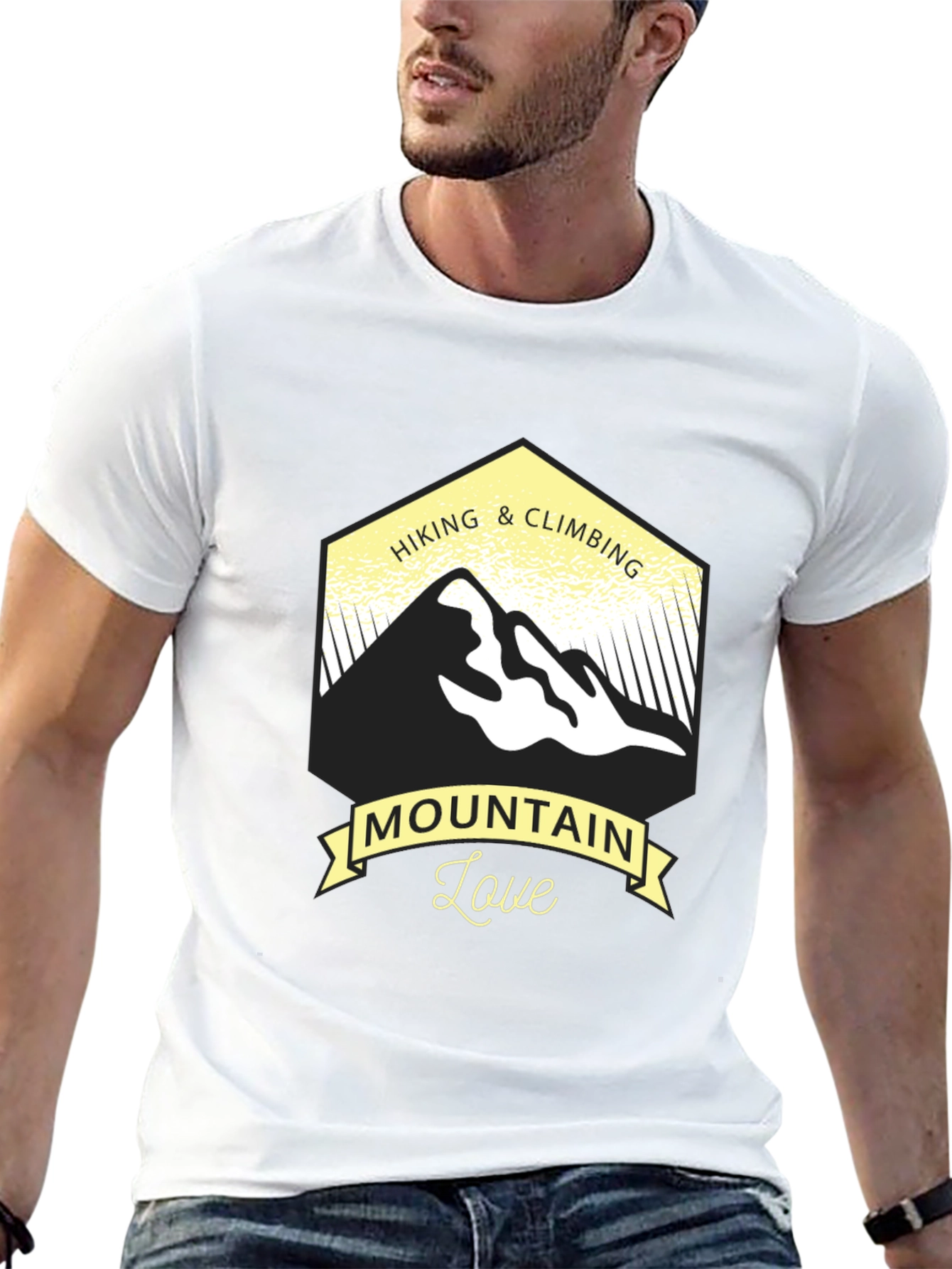 Black Mountain Love Hiking & Climbing Graphic Tee view 13