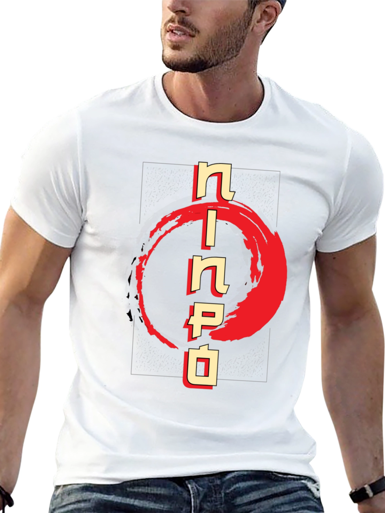 Black Ninja T-Shirt - Japanese Calligraphy Design view 13