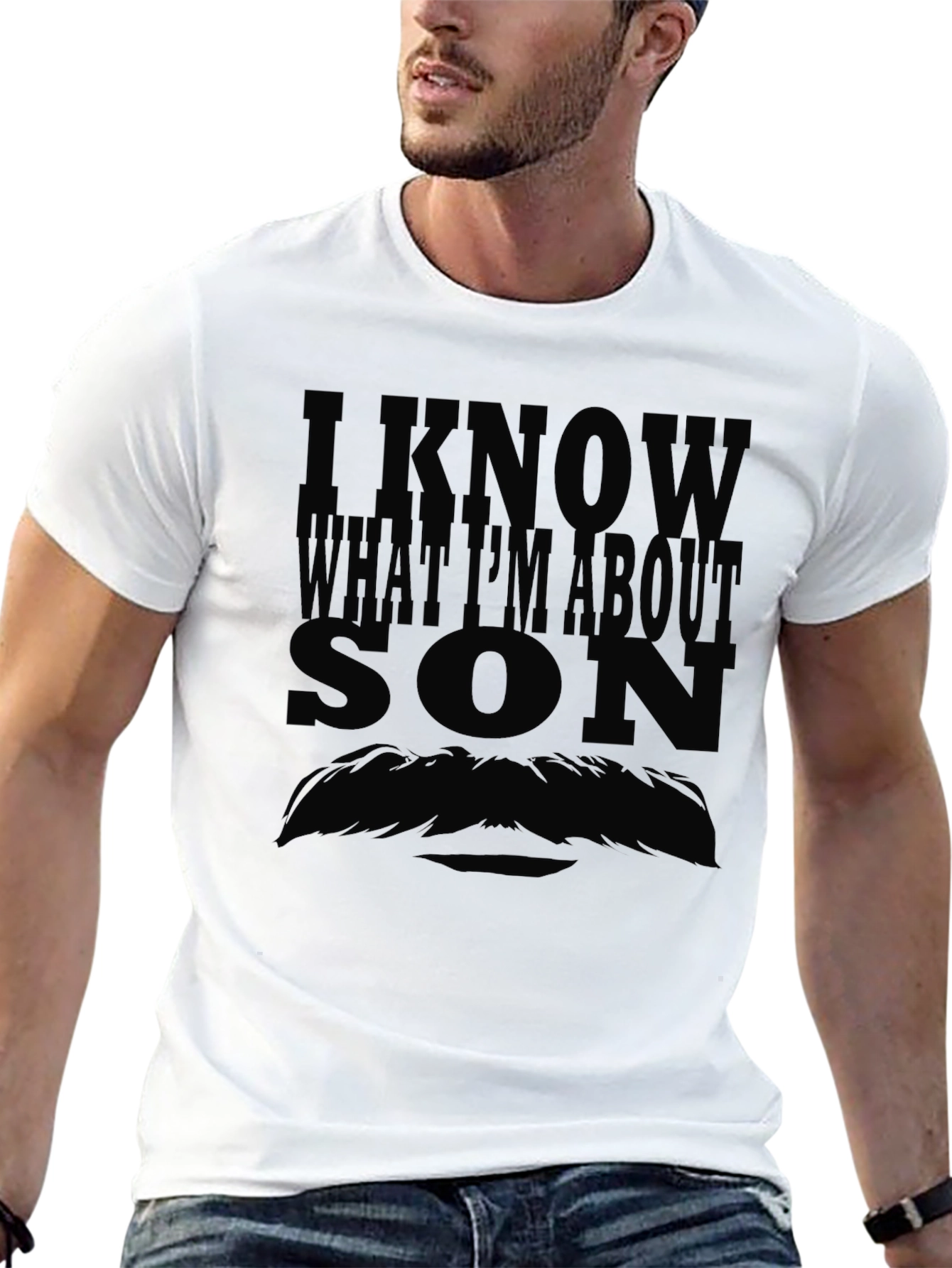 Black I Know What I'm About Son Graphic T-Shirt view 13