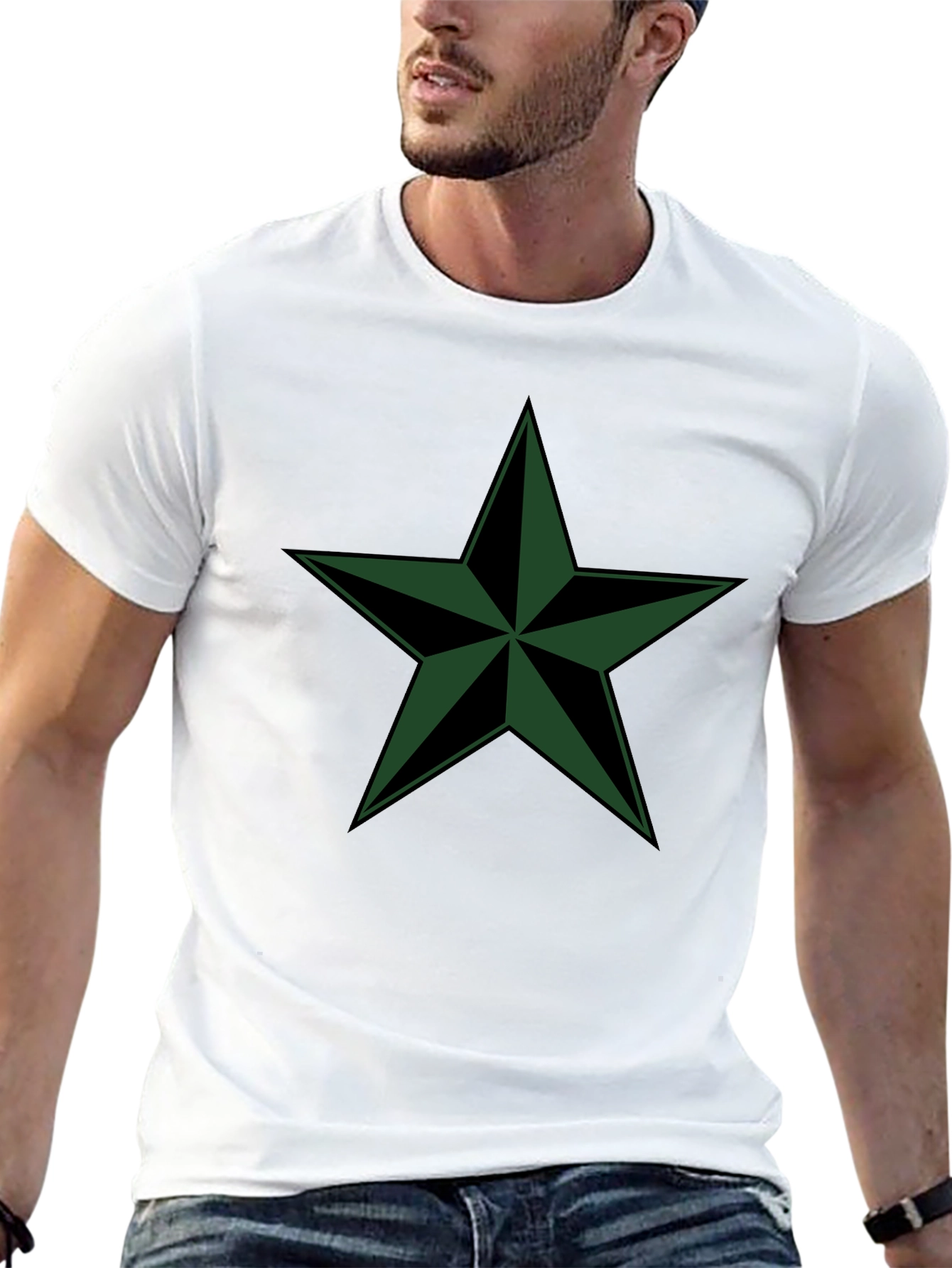 Black Star Graphic Black T-Shirt view 13
