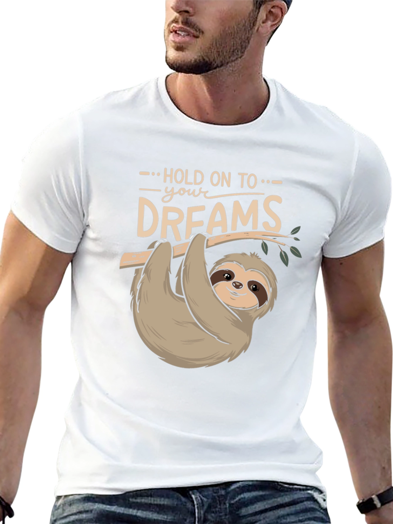 Black Sloth Dreams T-Shirt - Cute & Comfy view 13
