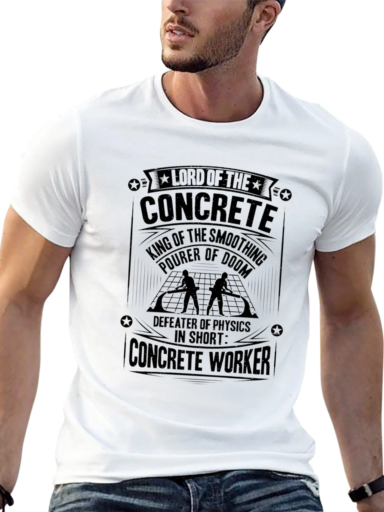 Black Lord of the Concrete T-Shirt view 13