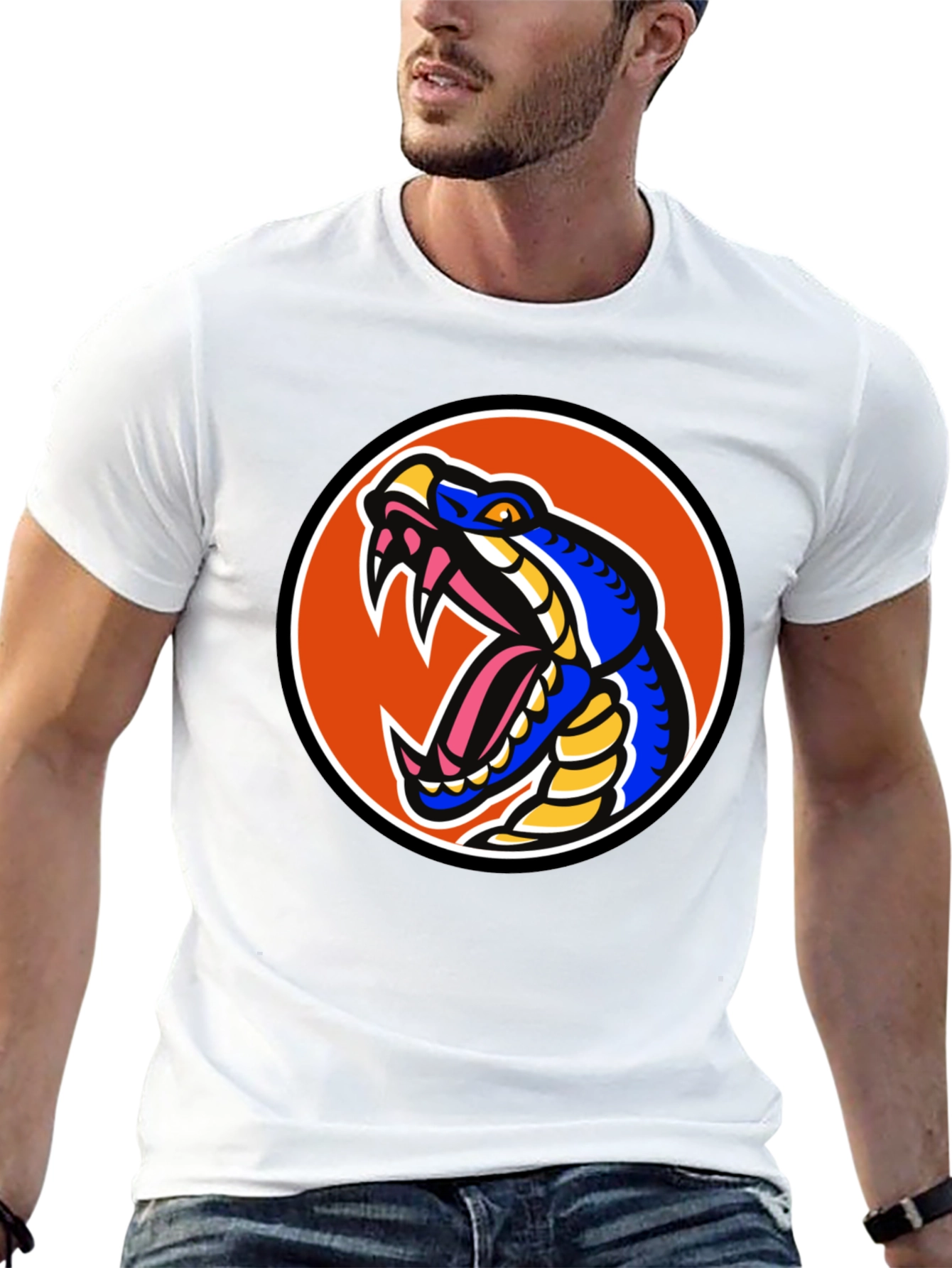 Black Snake Graphic Tee - Bold Cobra Design view 13