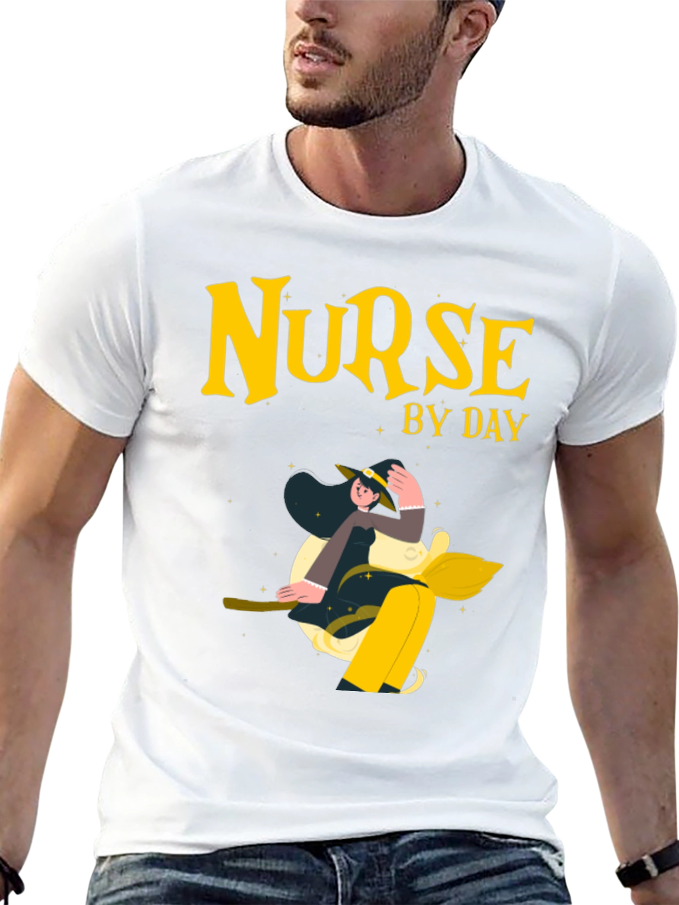 Black Nurse By Day T-Shirt - Novelty Apparel view 13