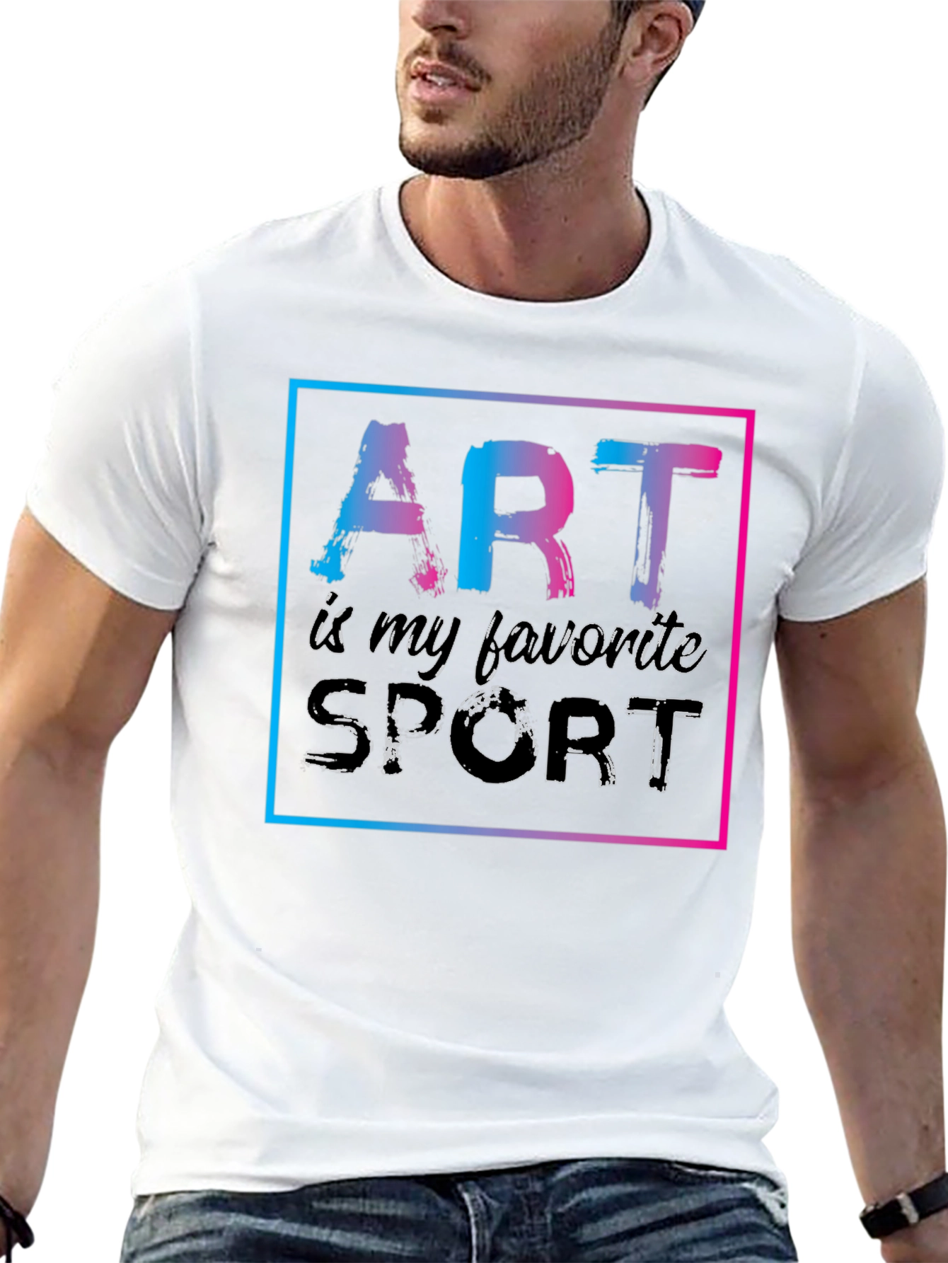 Black Art is My Favorite Sport Graphic T-Shirt view 13