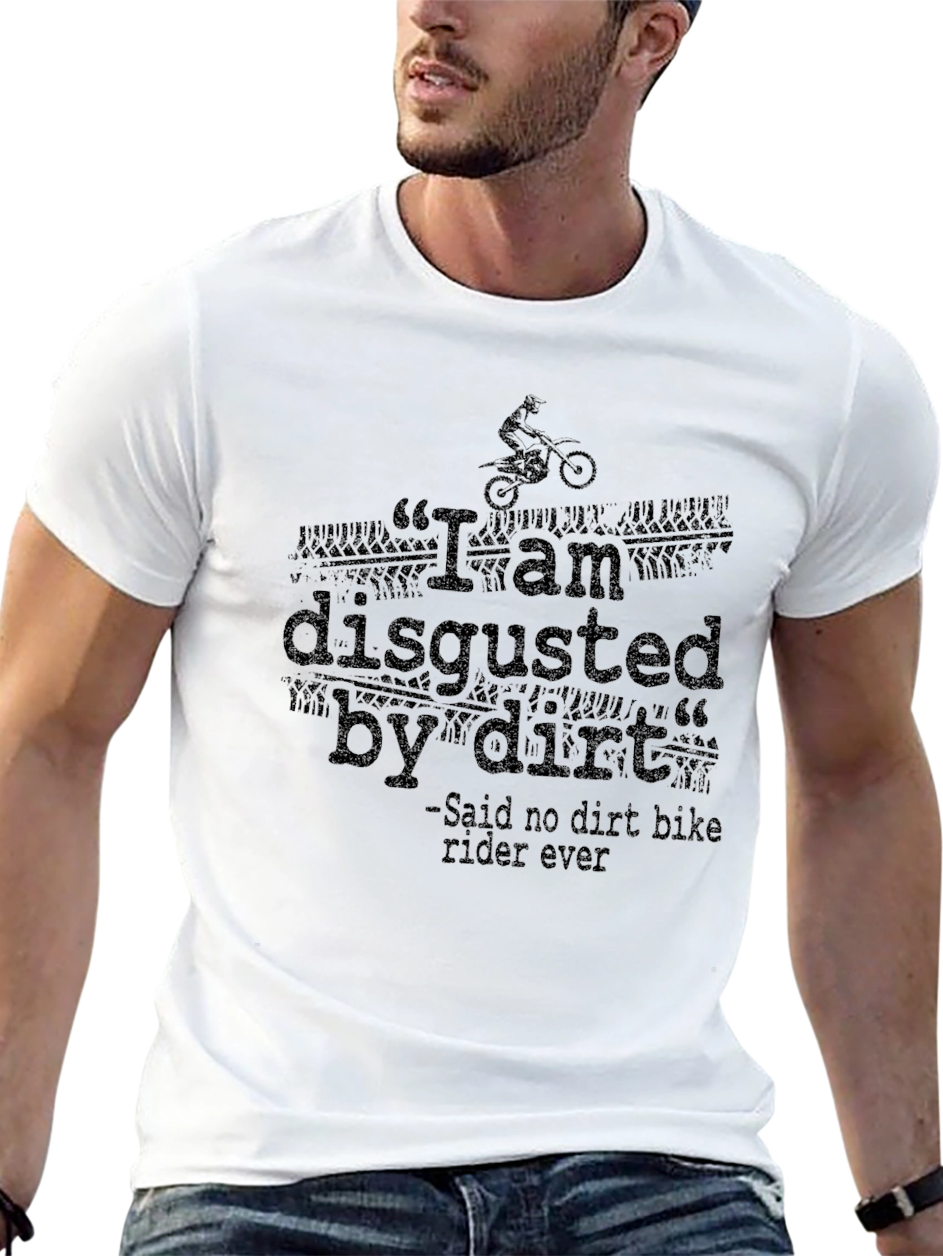 Dirt Bike Rider Graphic T-Shirt - 13