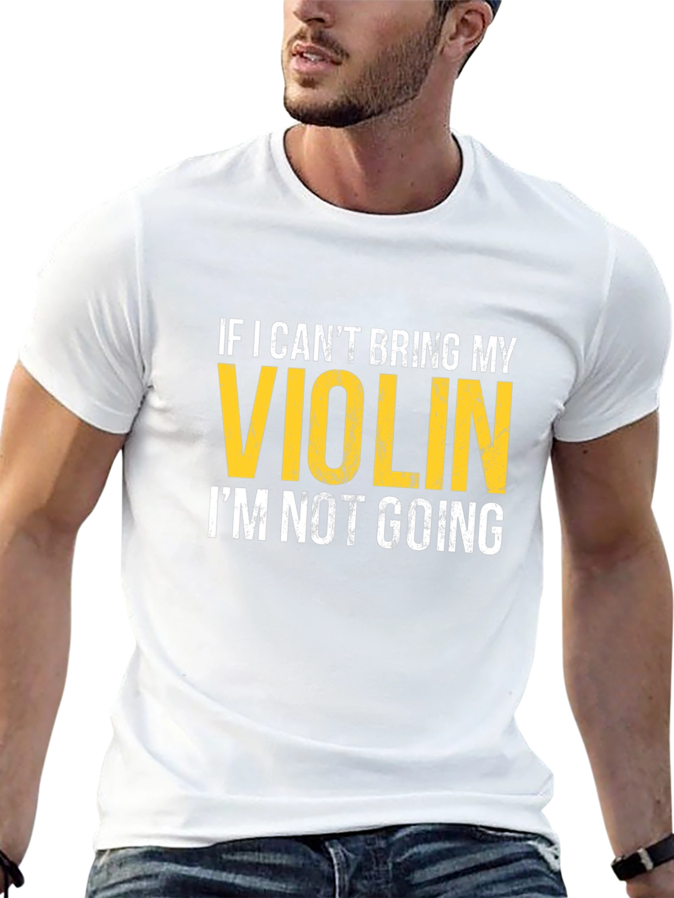 Black Violin Lover's T-Shirt: If I Can't Bring My Violin view 13