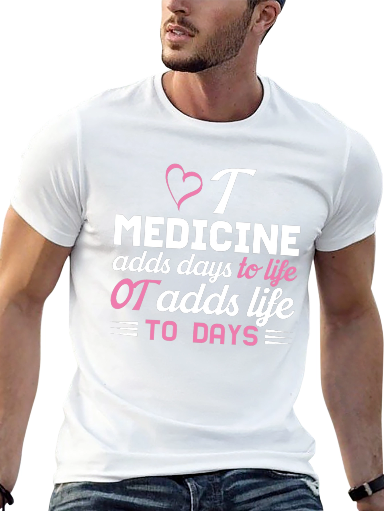 Black OT Adds Life to Days T-Shirt view 13