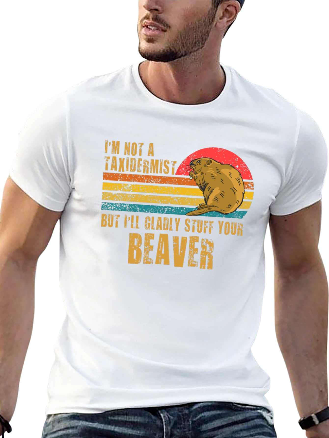 Black Stuff Your Beaver T-Shirt view 13