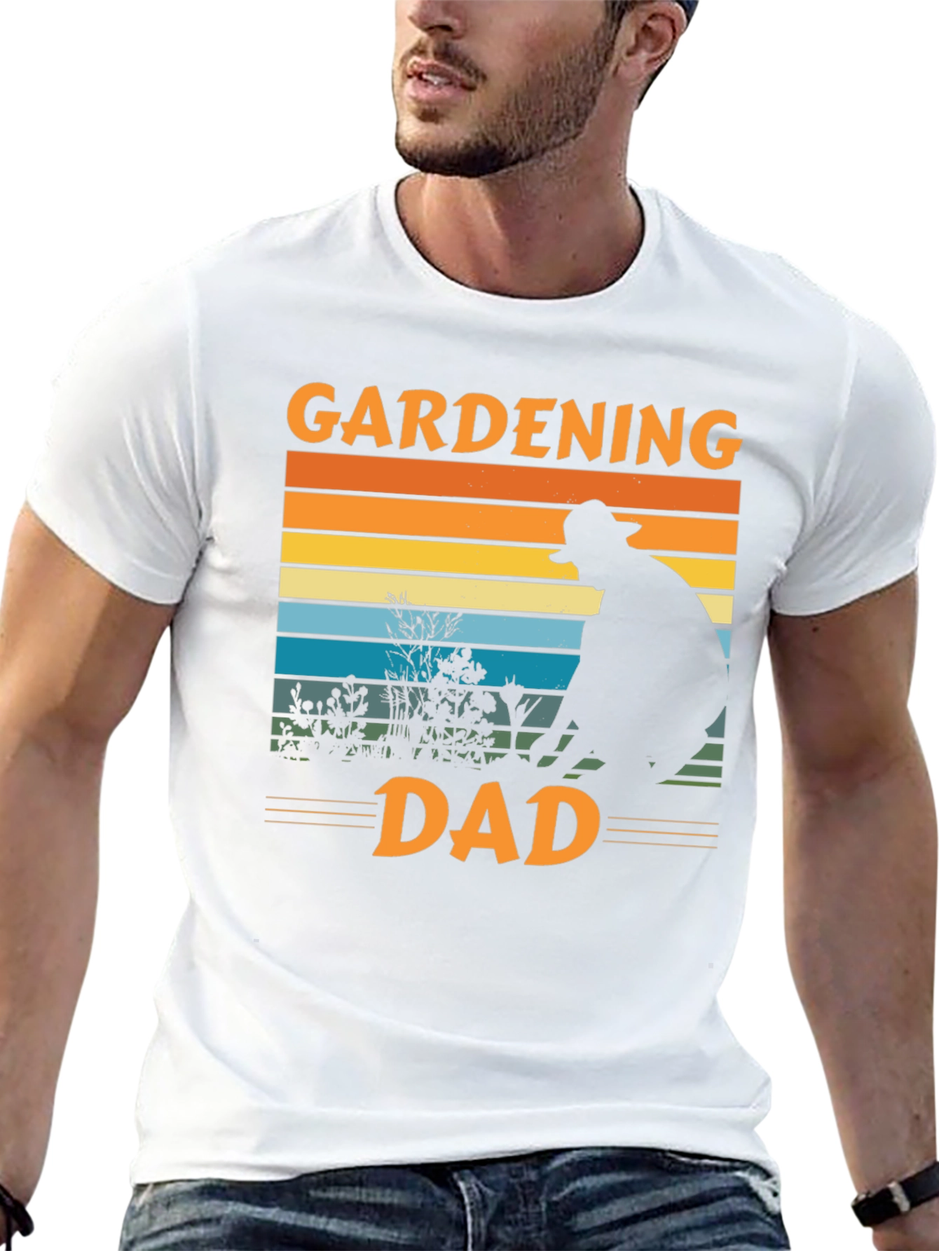 Black Gardening Dad T-Shirt, Father's Day Gift view 13