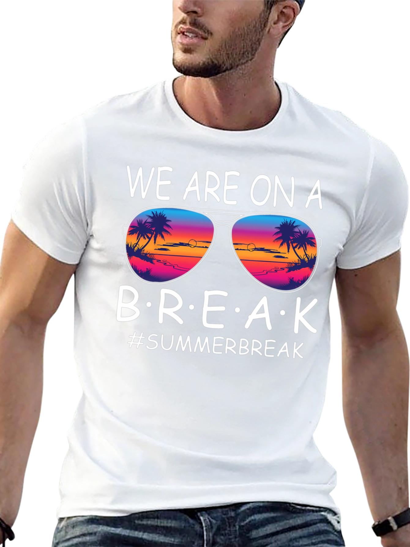 Black Summer Break T-Shirt view 13