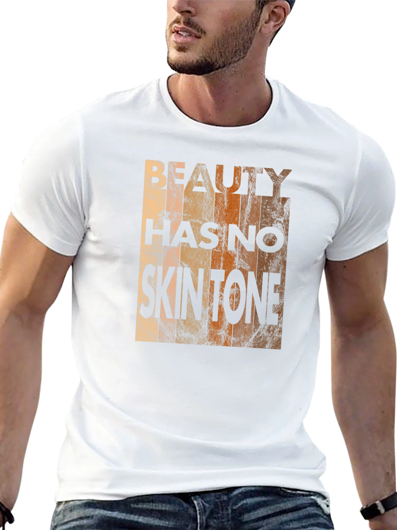 Black Beauty Has No Skin Tone T-Shirt - Unisex view 13