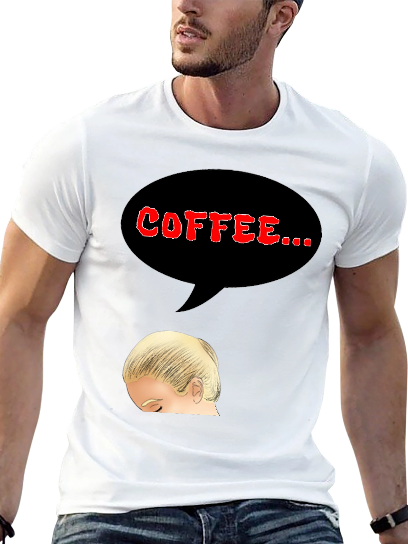 Black Coffee Craving T-Shirt view 13